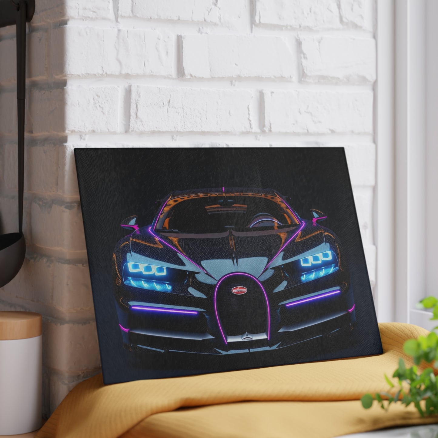 Glass Cutting Board Hyper Bugatti Chiron 2