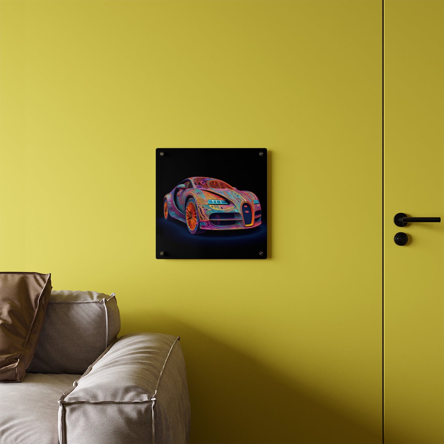 Acrylic Wall Art Panels Bugatti Abstract Concept 1