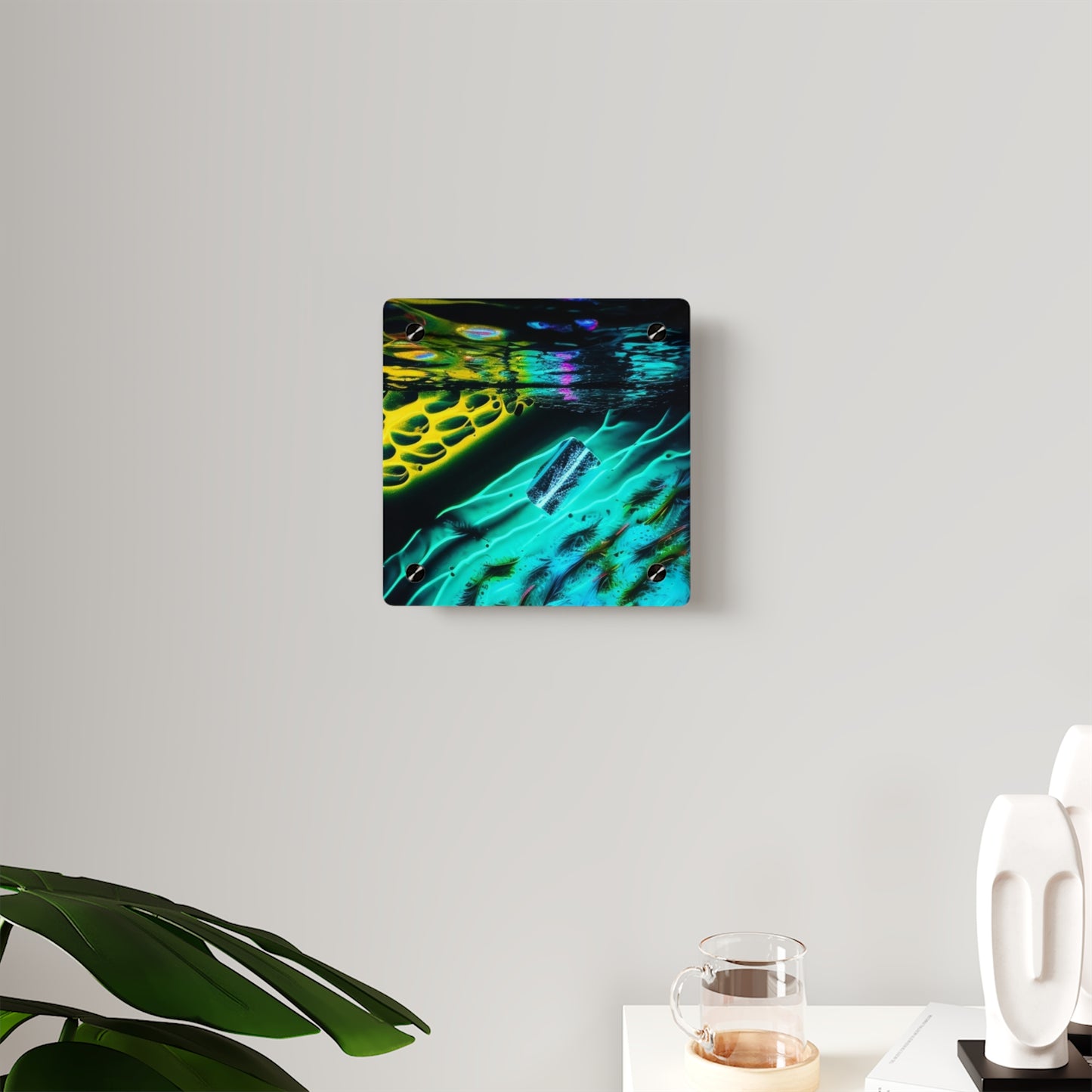 Acrylic Wall Art Panels Florescent Glow 2