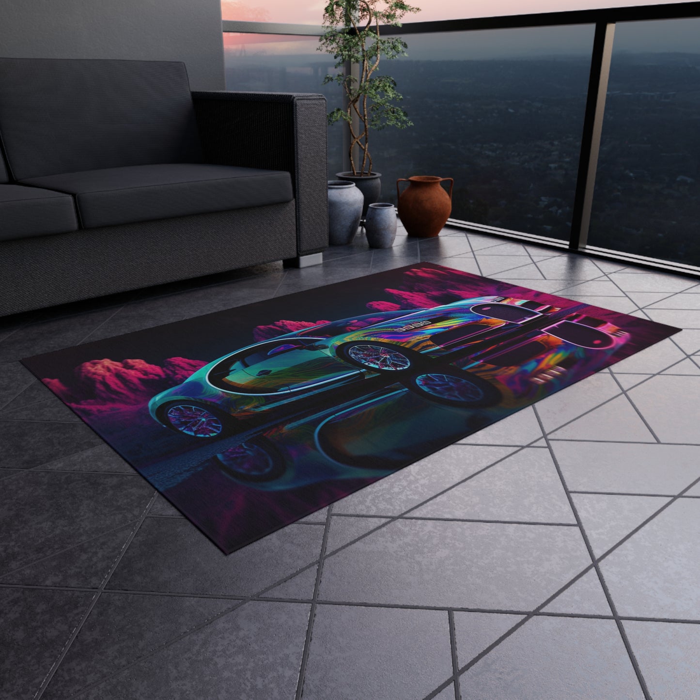 Outdoor Rug  Florescent Bugatti Flair 2