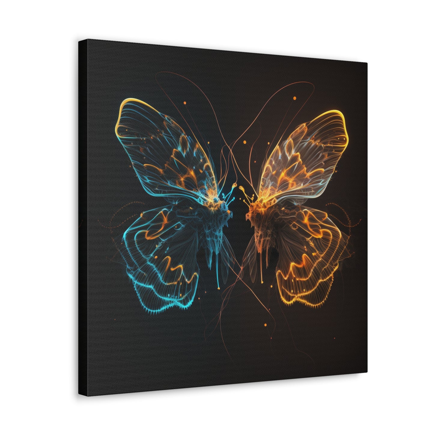 Canvas Gallery Wraps Neon Glo Butterfly 1