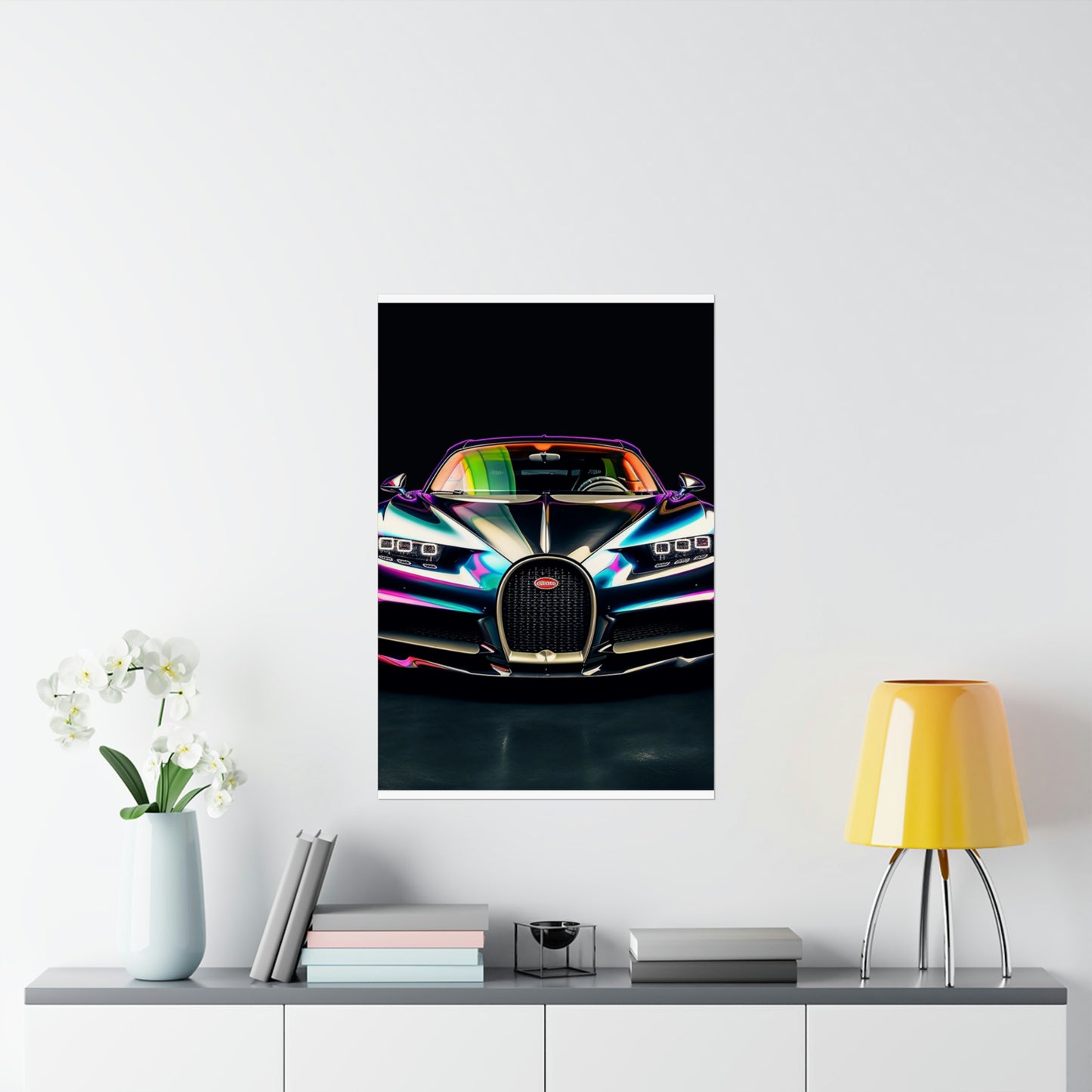 Premium Matte Vertical Posters Hyper Bugatti Chiron 4