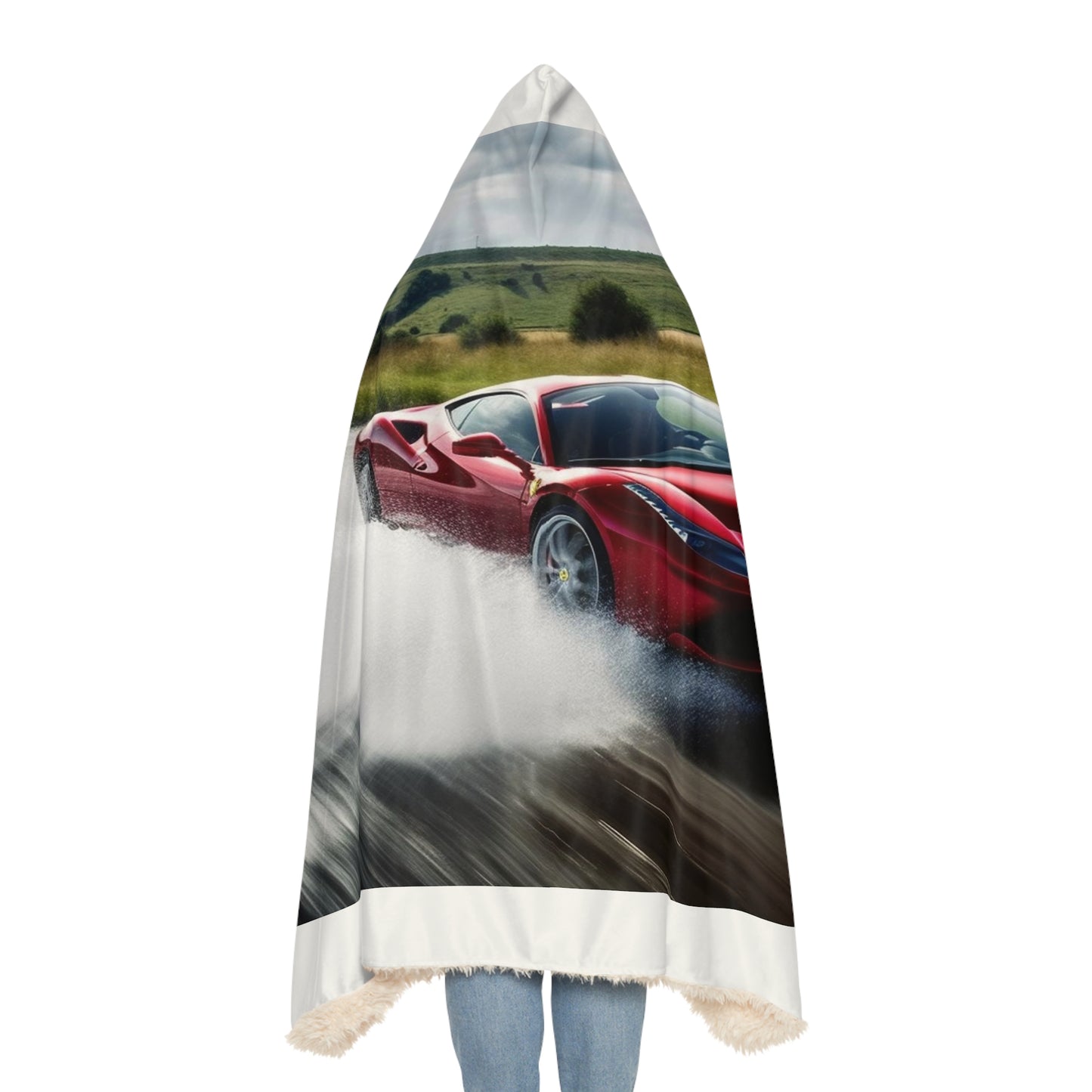 Snuggle Hooded Blanket Water Ferrari Splash 4