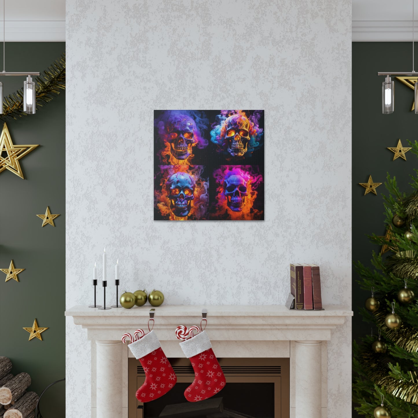 Canvas Gallery Wraps Macro Skull 5