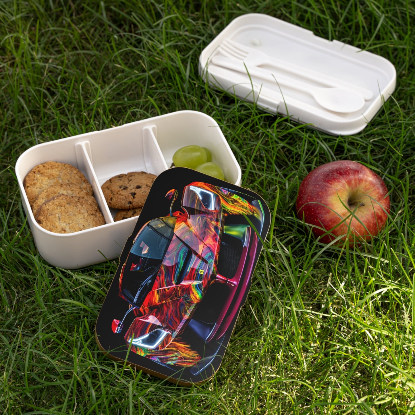 Bento Lunch Box Ferrari Neon 3