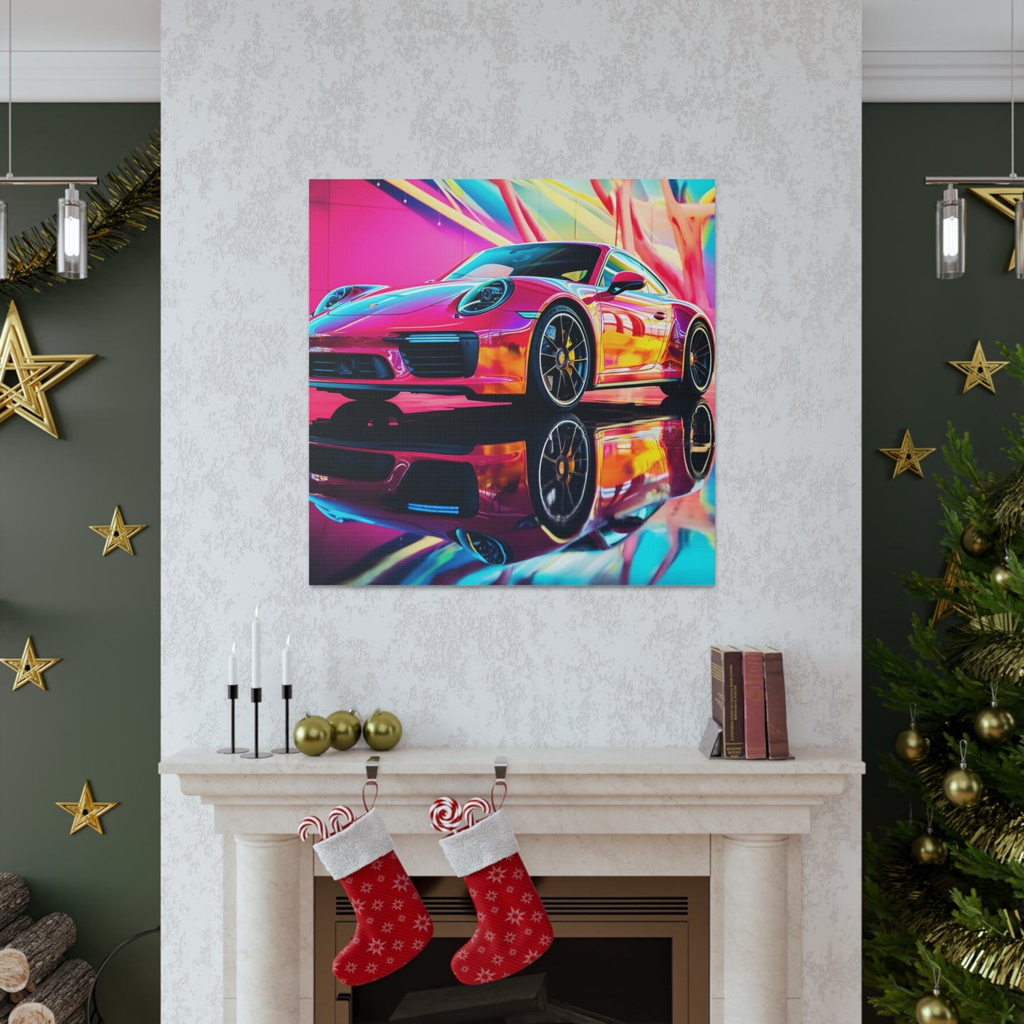 Canvas Gallery Wraps Macro Porsche 4