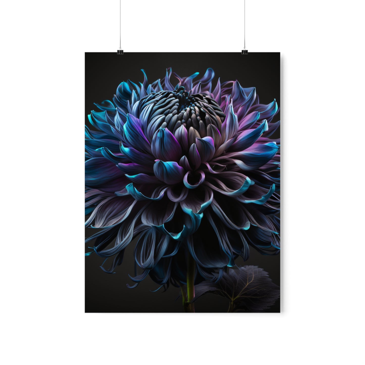 Premium Matte Vertical Posters Dahlia Purple 3