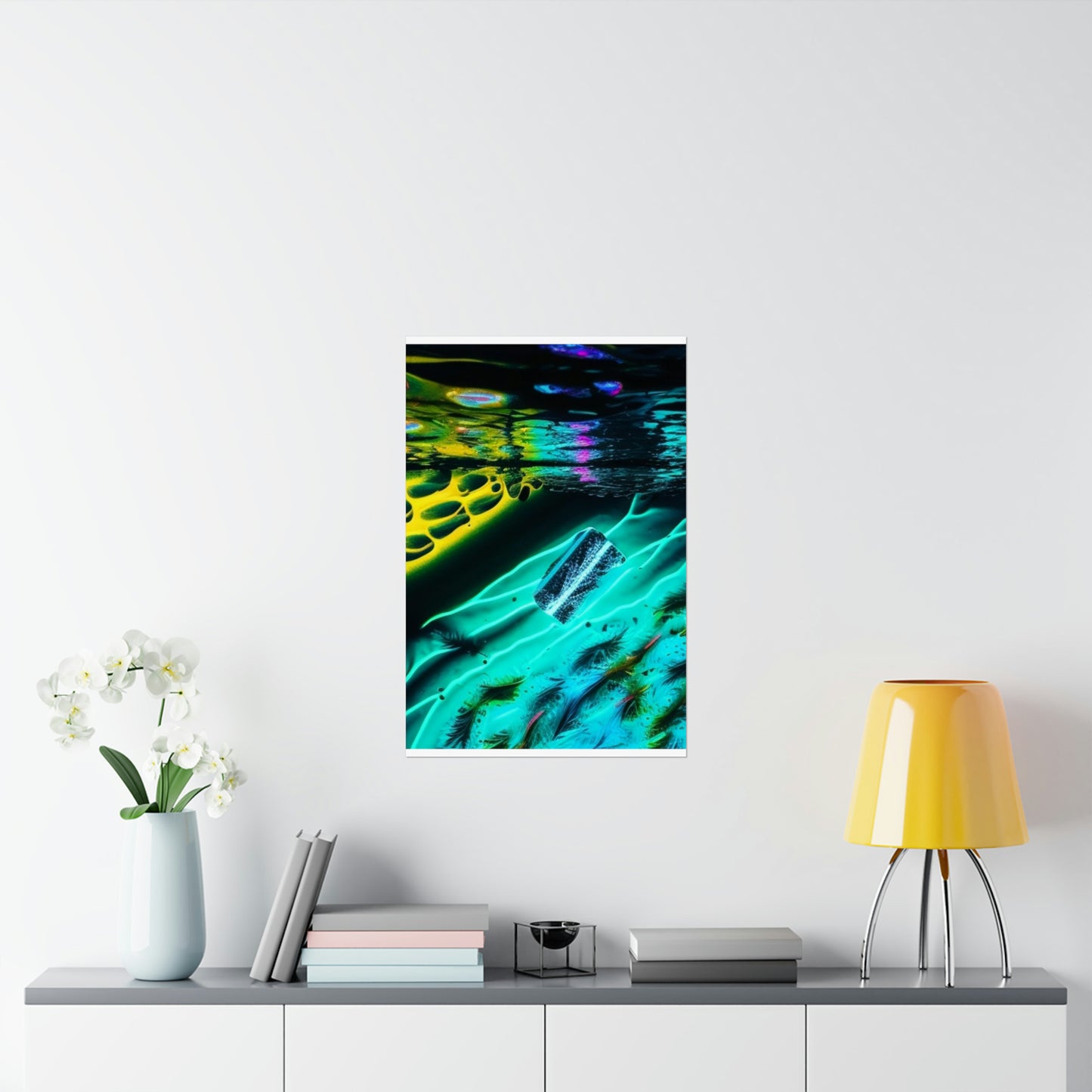 Premium Matte Vertical Posters Florescent Glow 2