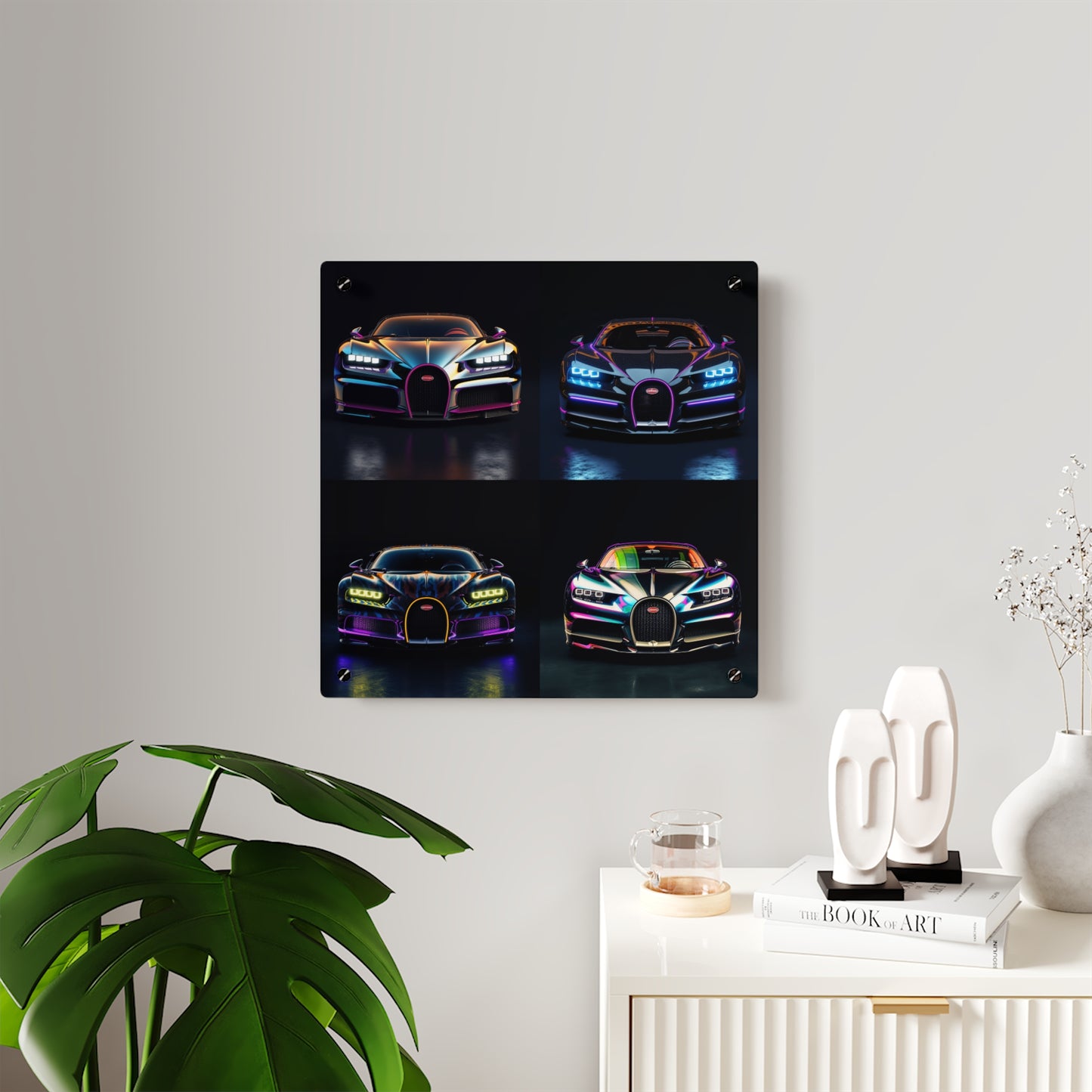 Acrylic Wall Art Panels Hyper Bugatti Chiron 5