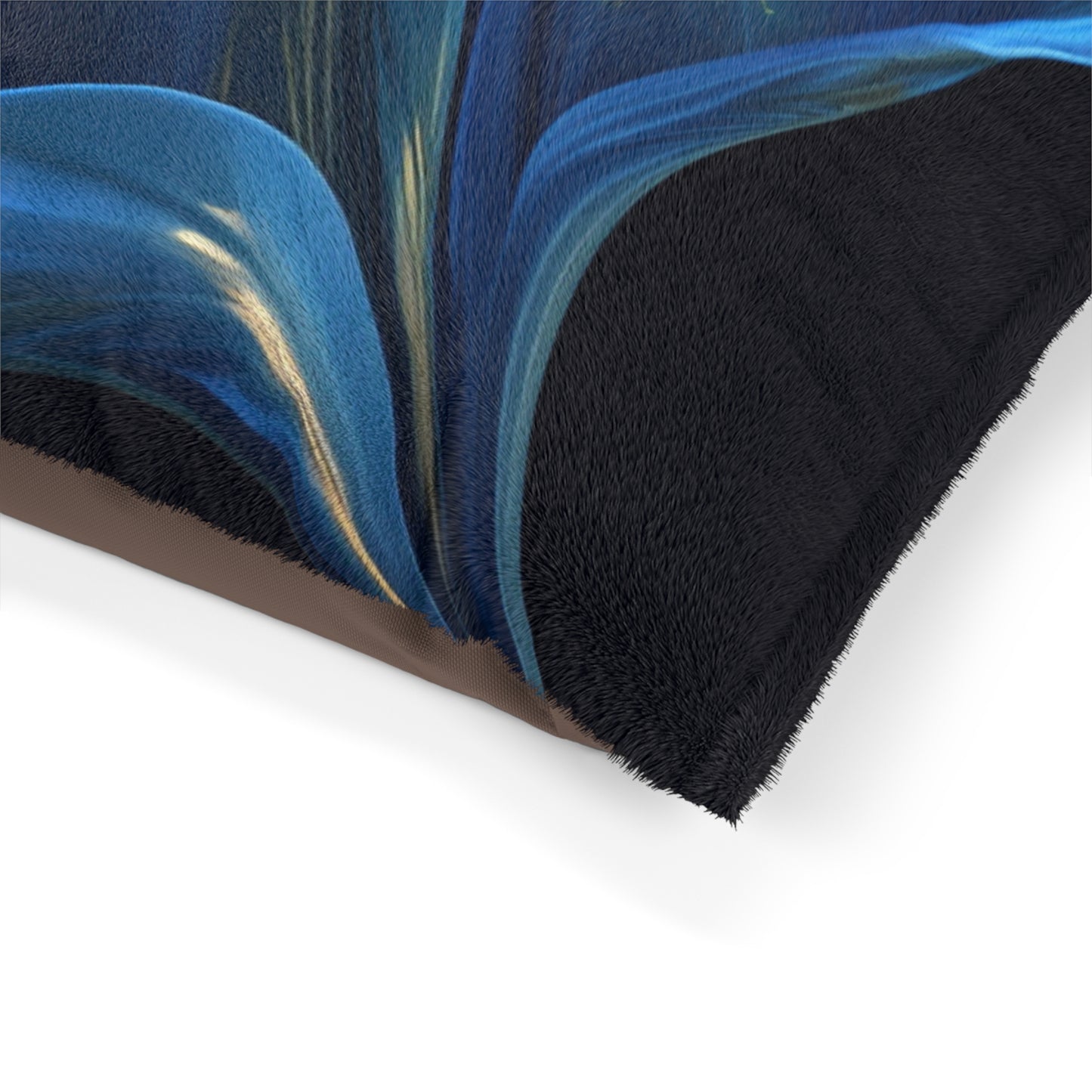 Pet Bed Abstract Blue Tulip 1