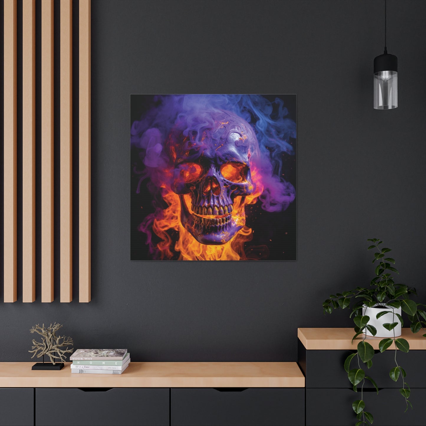 Canvas Gallery Wraps Macro Skull 1