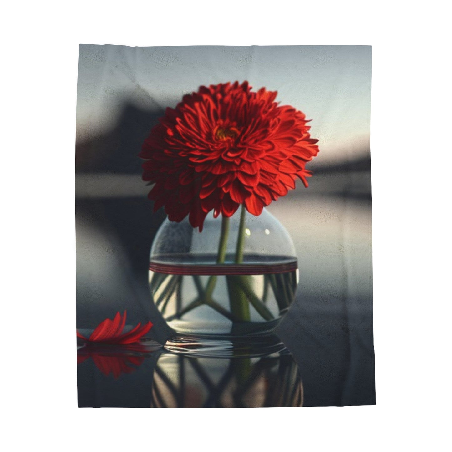 Velveteen Plush Blanket Chrysanthemum 2