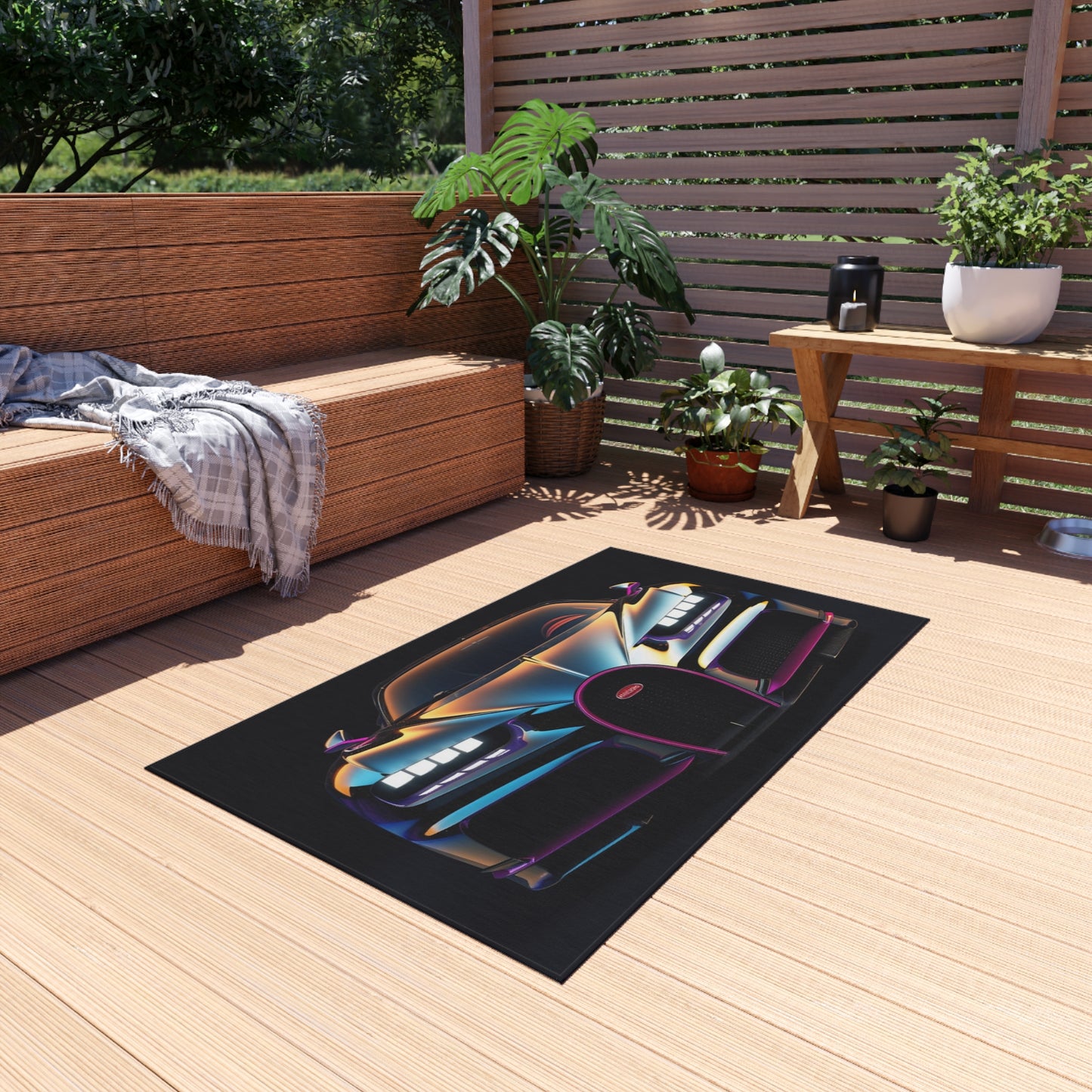 Outdoor Rug  Hyper Bugatti Chiron 1