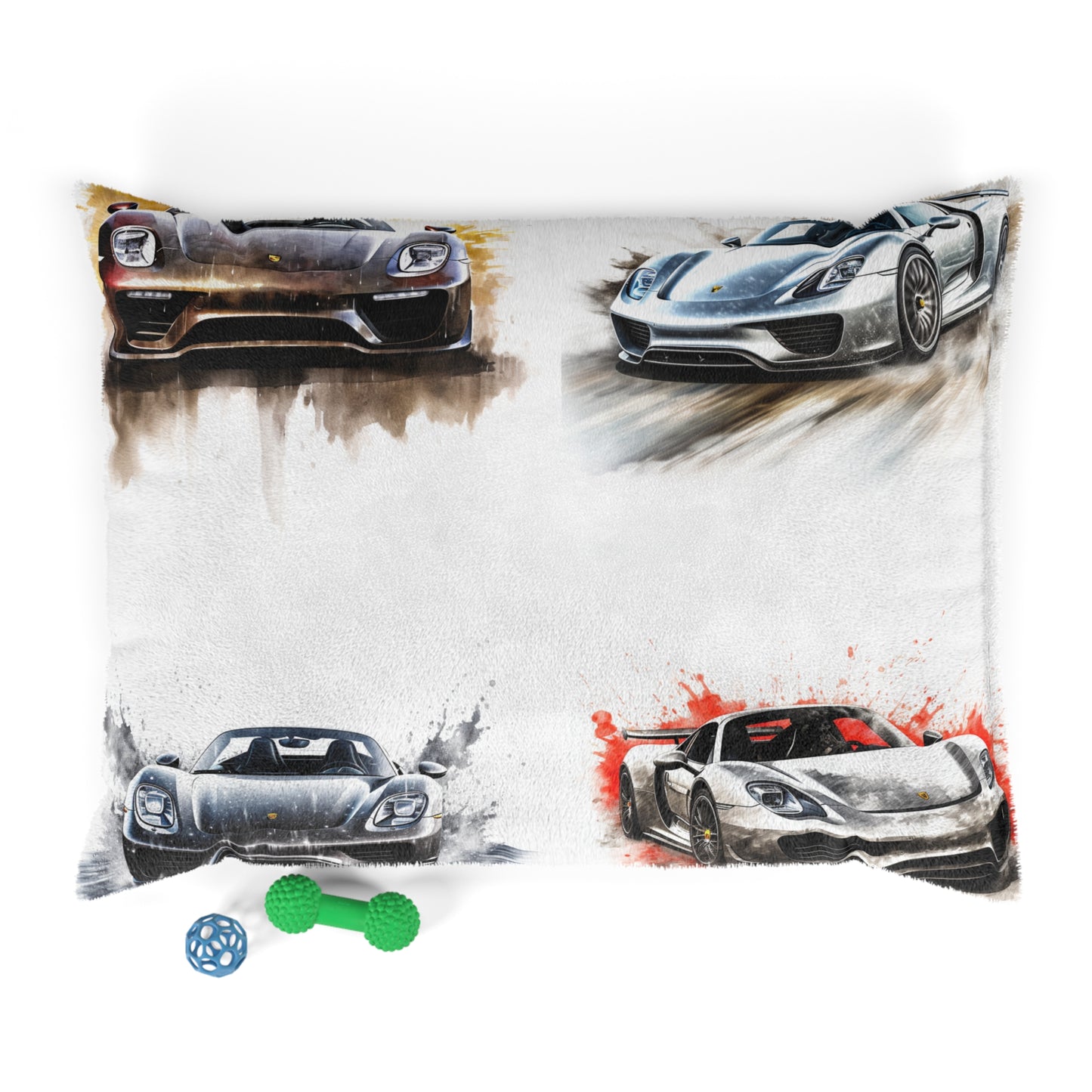 Pet Bed 918 Spyder white background driving fast with water splashing 5