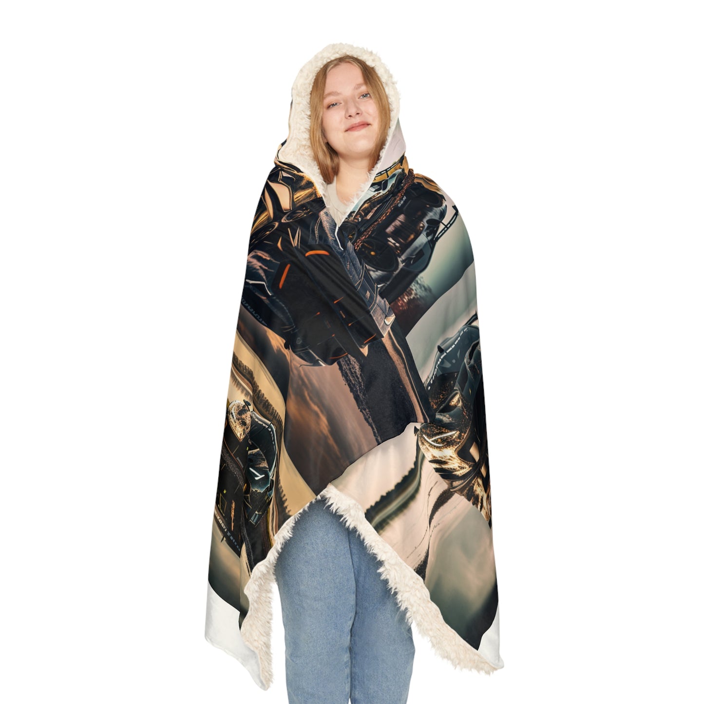 Snuggle Hooded Blanket Ferrari Lake 5