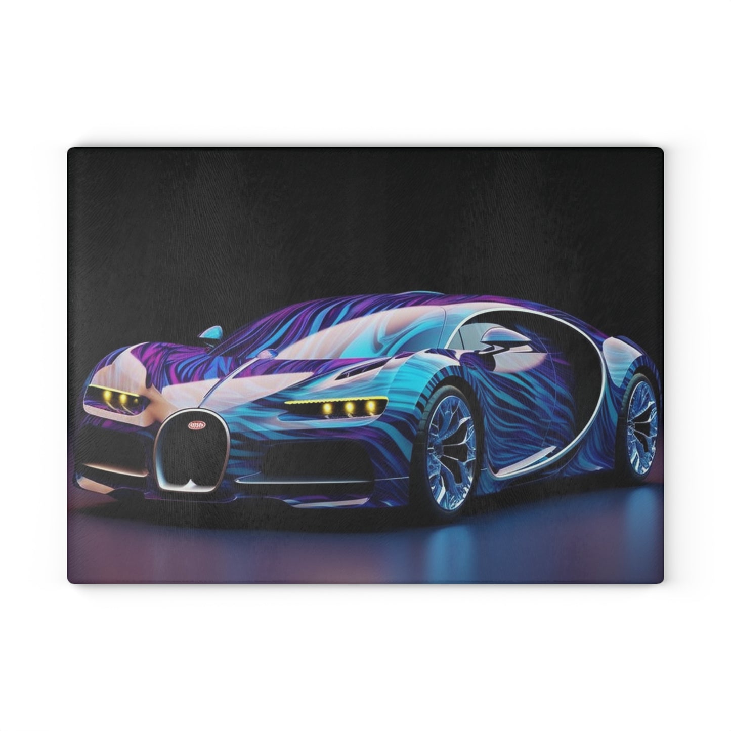 Glass Cutting Board Bugatti Abstract Flair 3