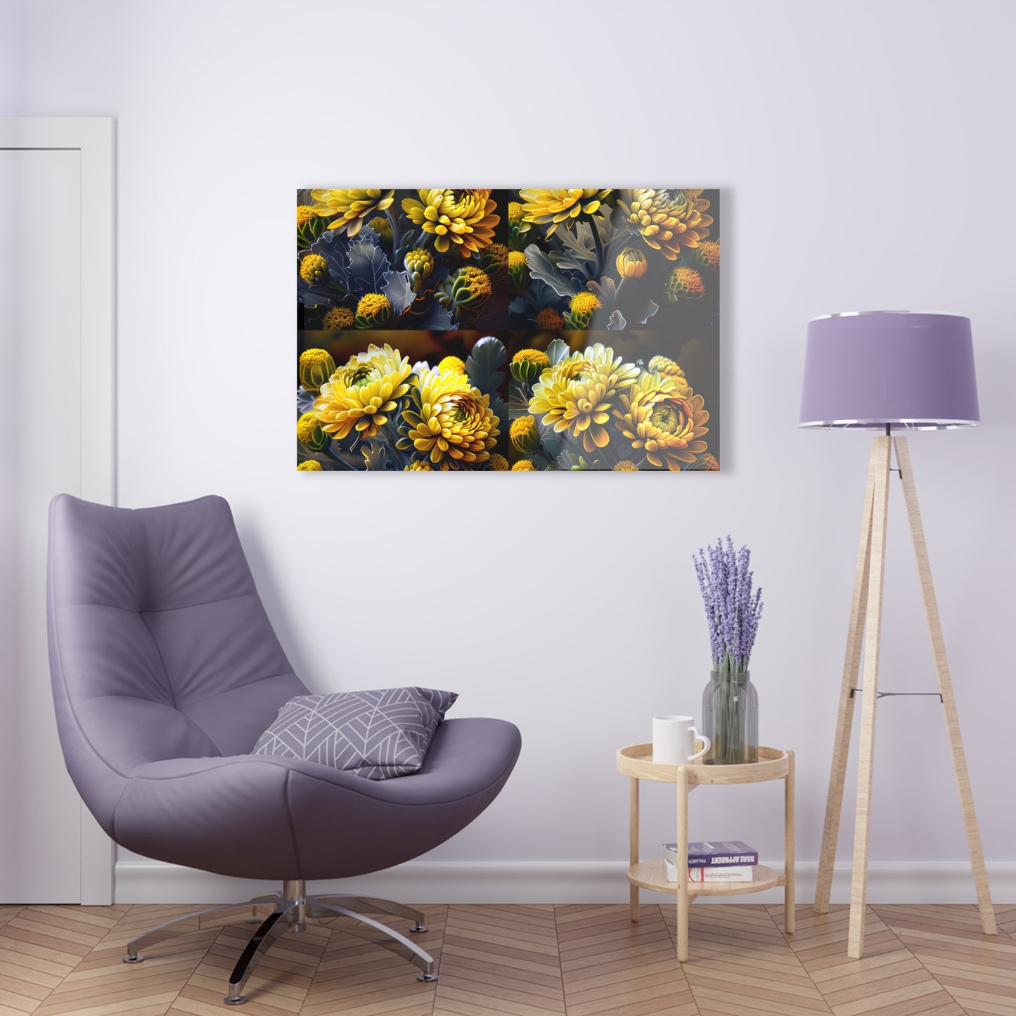 Acrylic Prints Yellow Hermosas Flores Amarillas 5