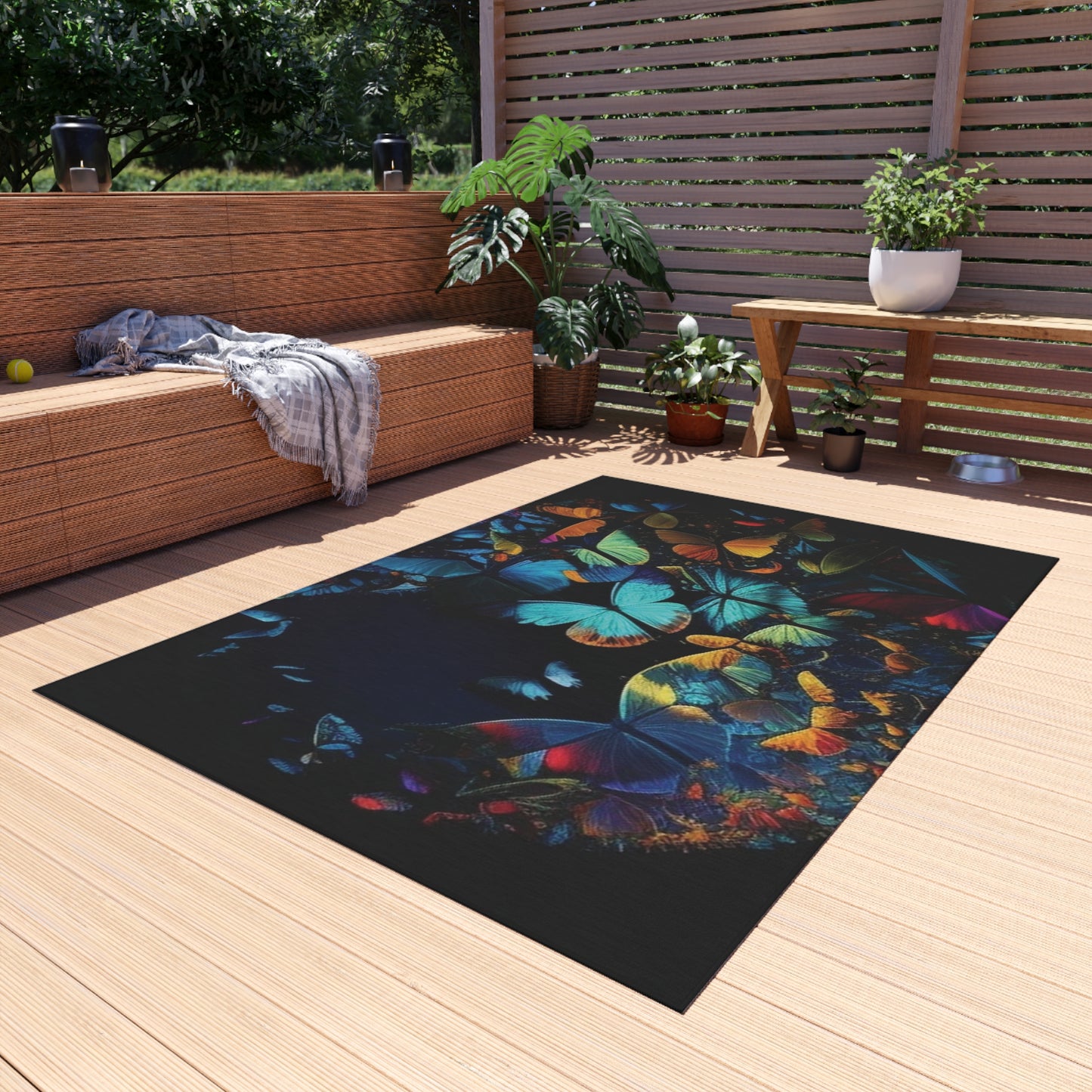 Outdoor Rug  Moon Butterfly 1