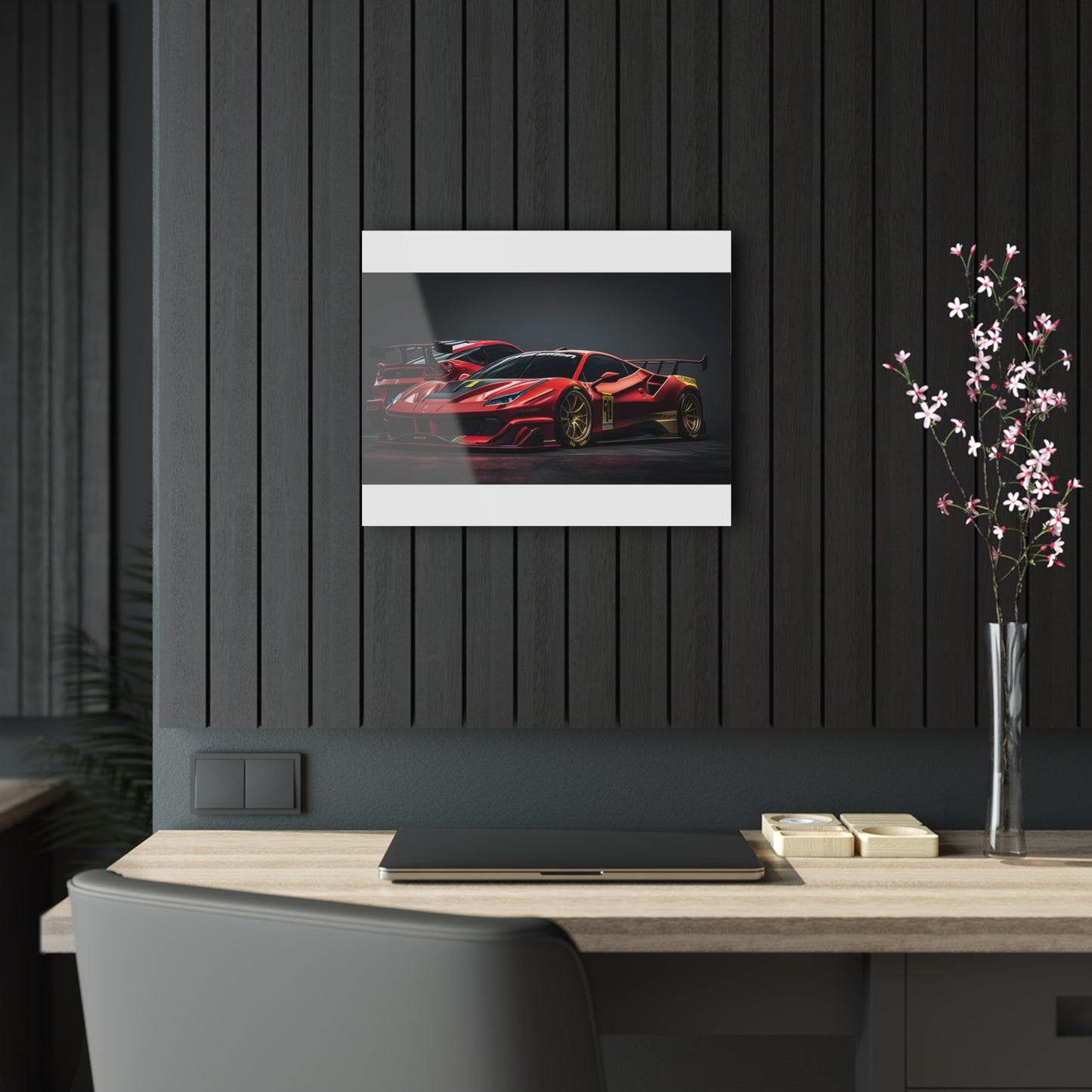 Acrylic Prints Ferrari Red 3