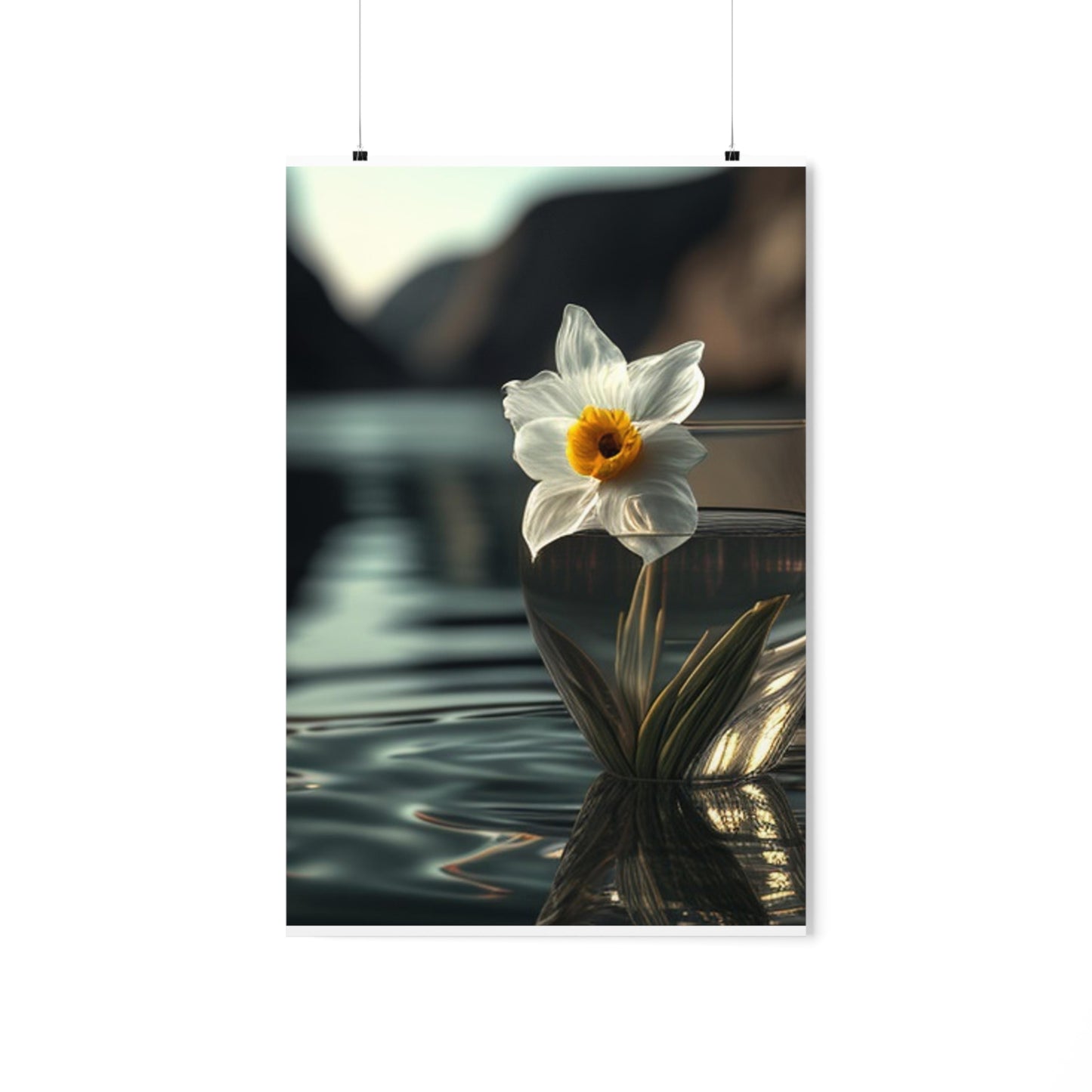 Premium Matte Vertical Posters Daffodil 2