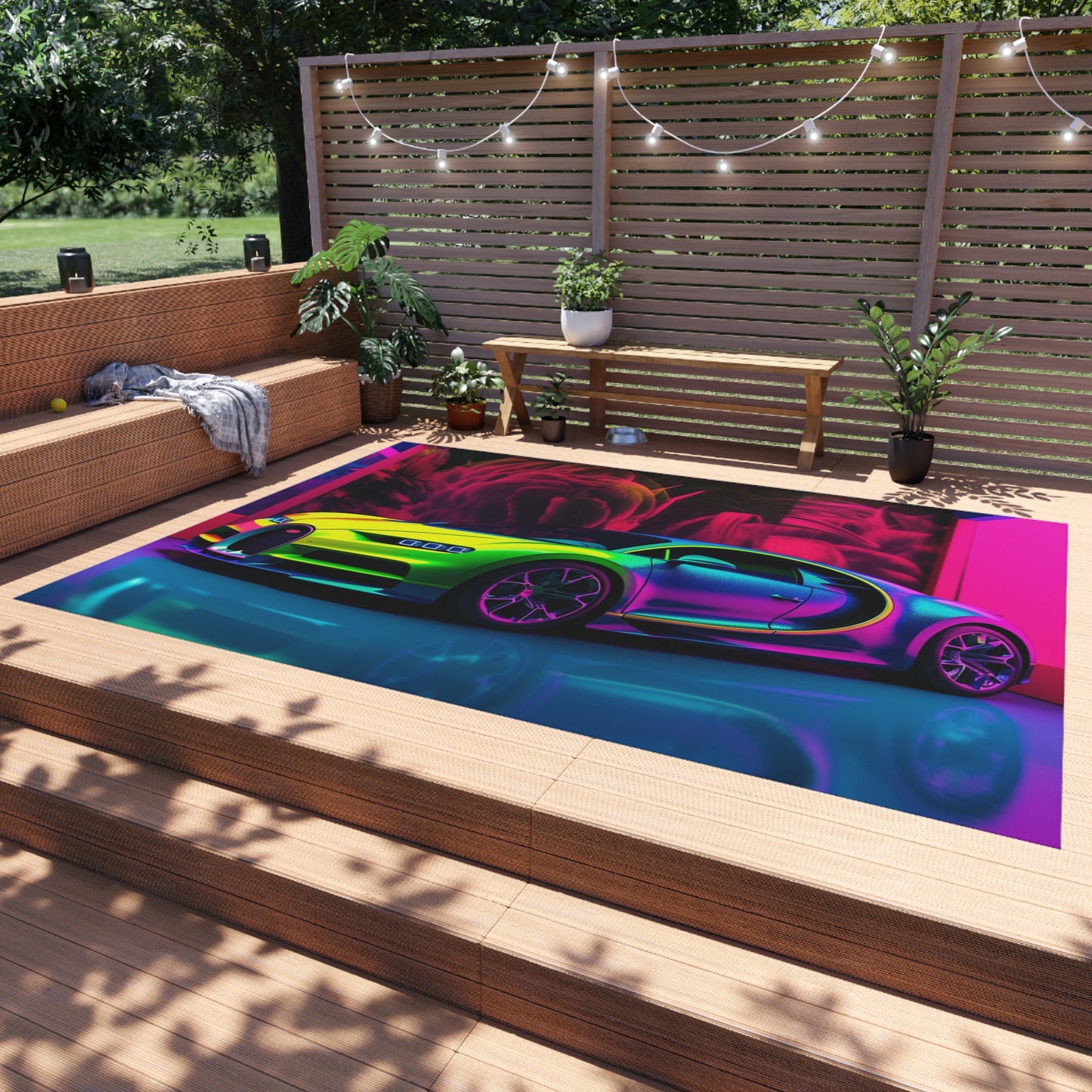 Outdoor Rug  Florescent Bugatti Flair 1