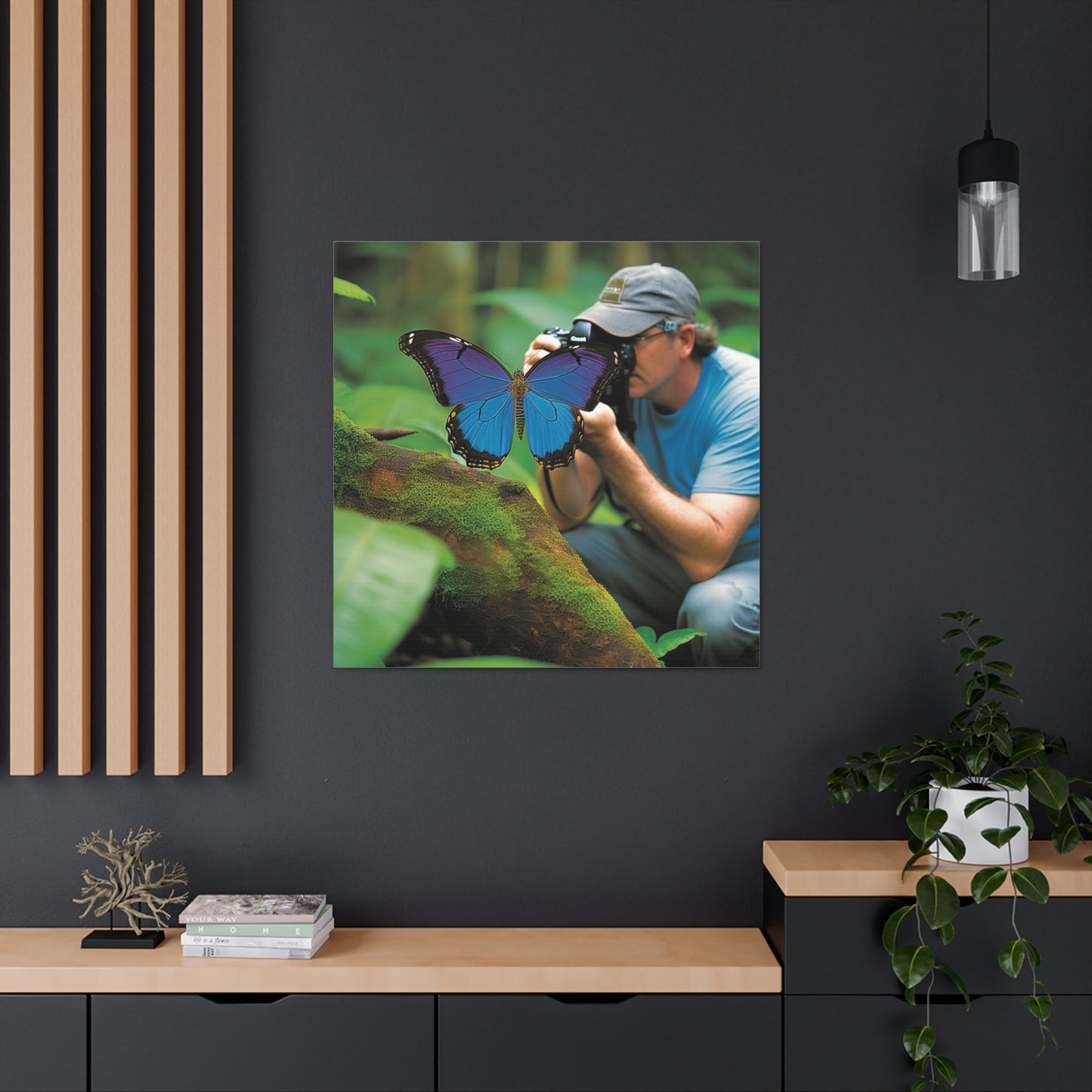 Canvas Gallery Wraps Jungle Butterfly 4