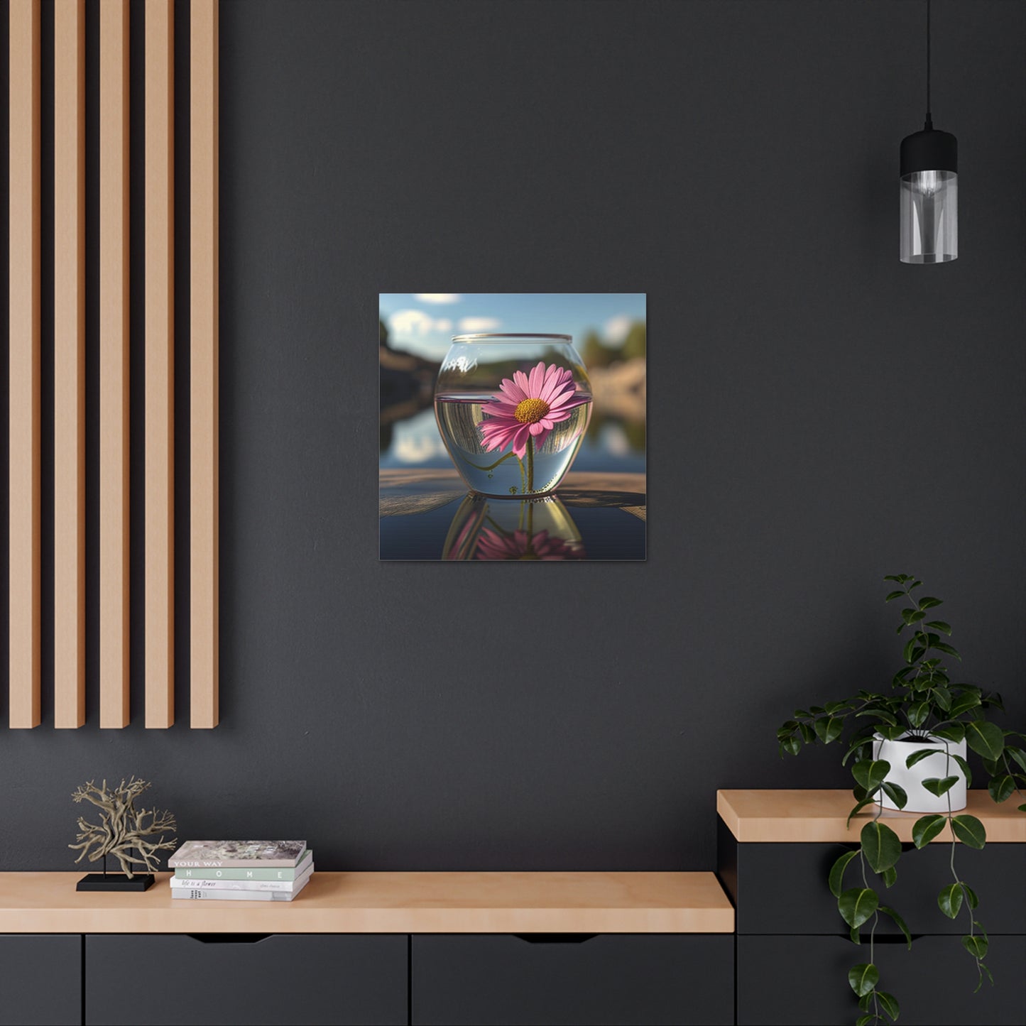 Canvas Gallery Wraps Pink Daisy 3