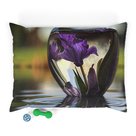 Pet Bed Purple Iris in a vase 3