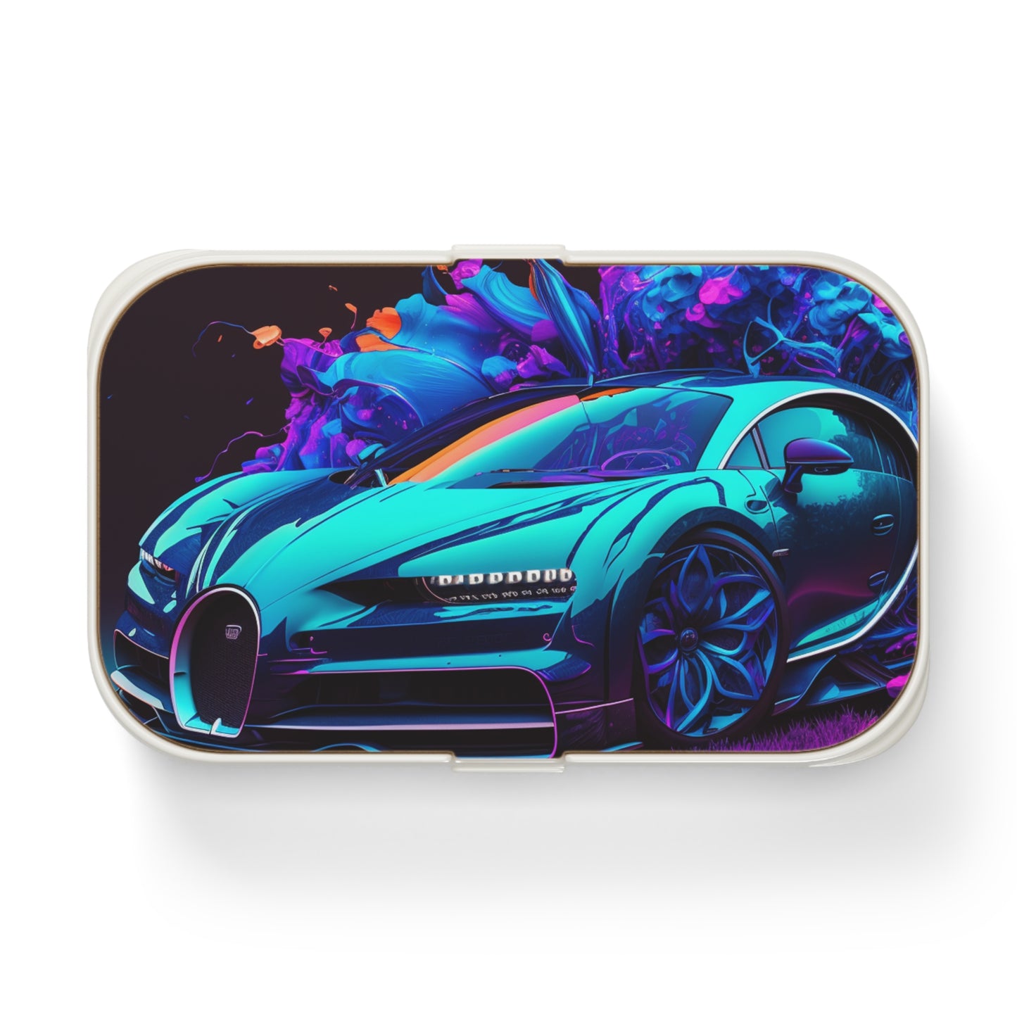 Bento Lunch Box Bugatti Neon Chiron 3