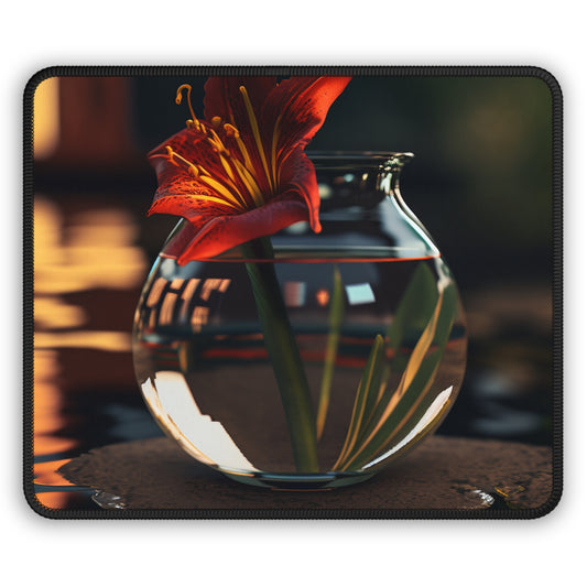 Gaming Mouse Pad  Red Lily in a Glass vase 2