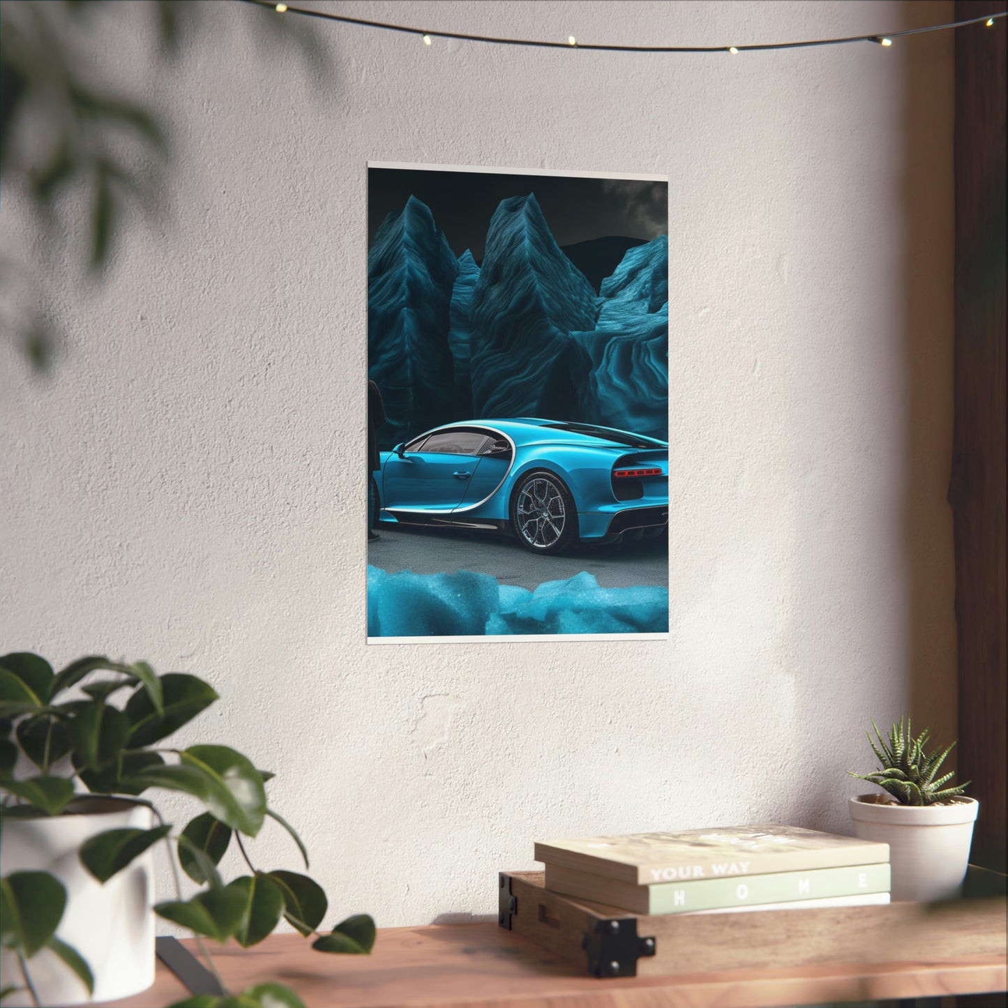 Premium Matte Vertical Posters Bugatti Real Look 3