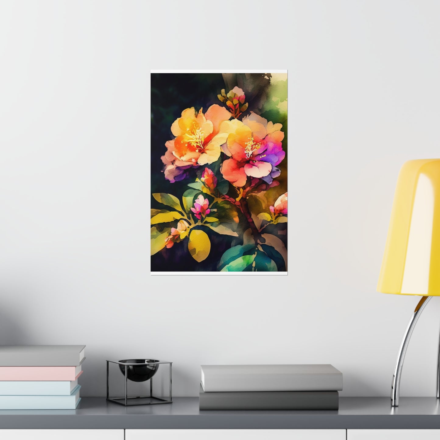 Premium Matte Vertical Posters Bright Spring Flowers 2