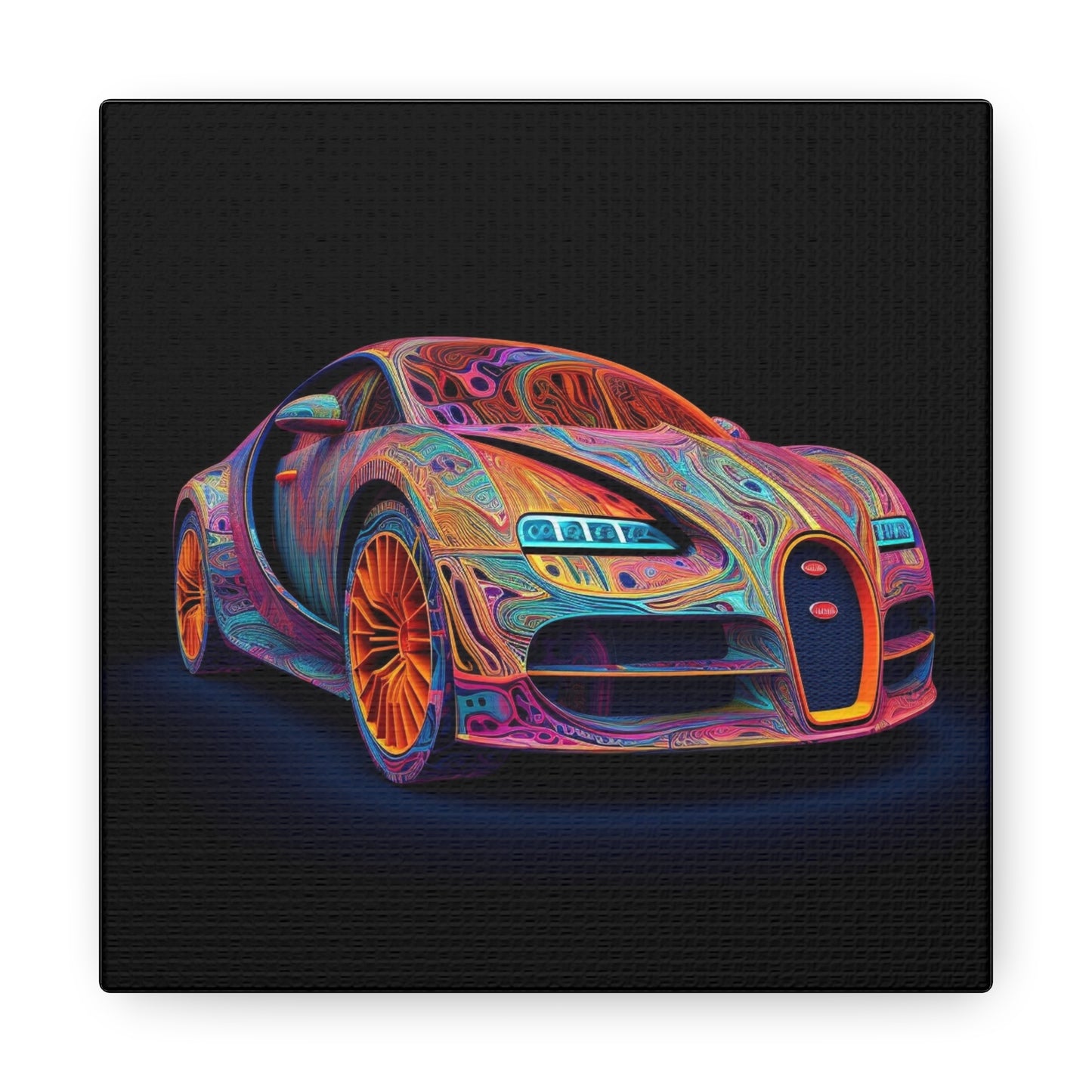 Canvas Gallery Wraps Bugatti Abstract Concept 1