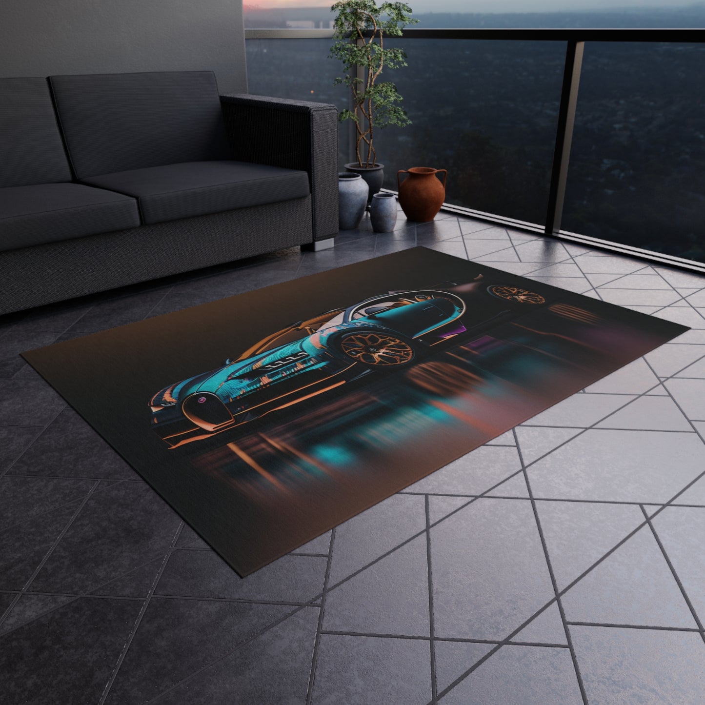 Outdoor Rug  Bugatti Blue 2