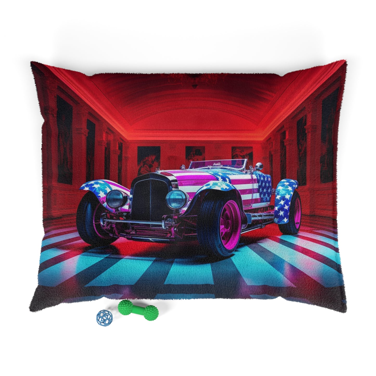 Pet Bed Macro Bugatti American Flag 3