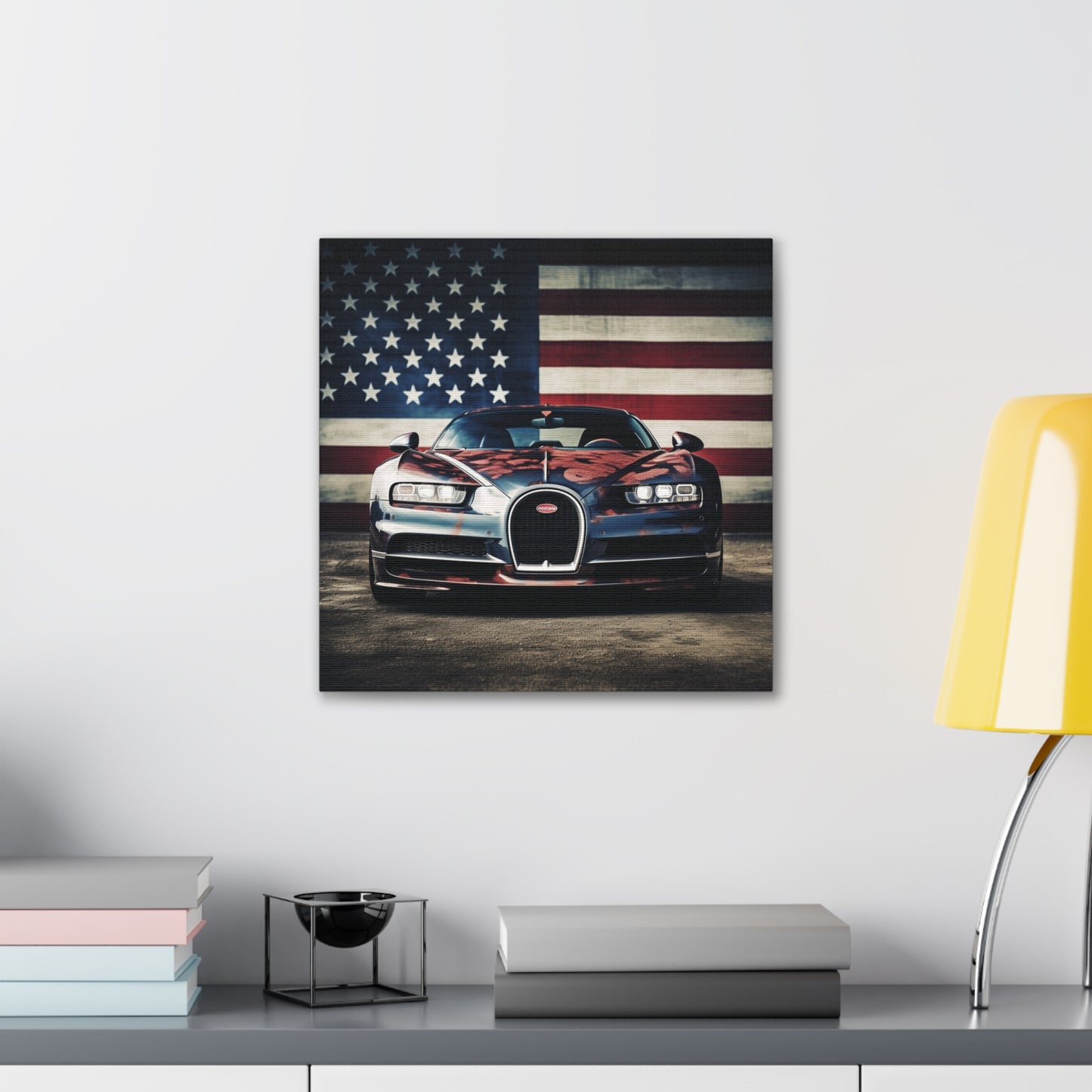 Canvas Gallery Wraps Bugatti Flag 3