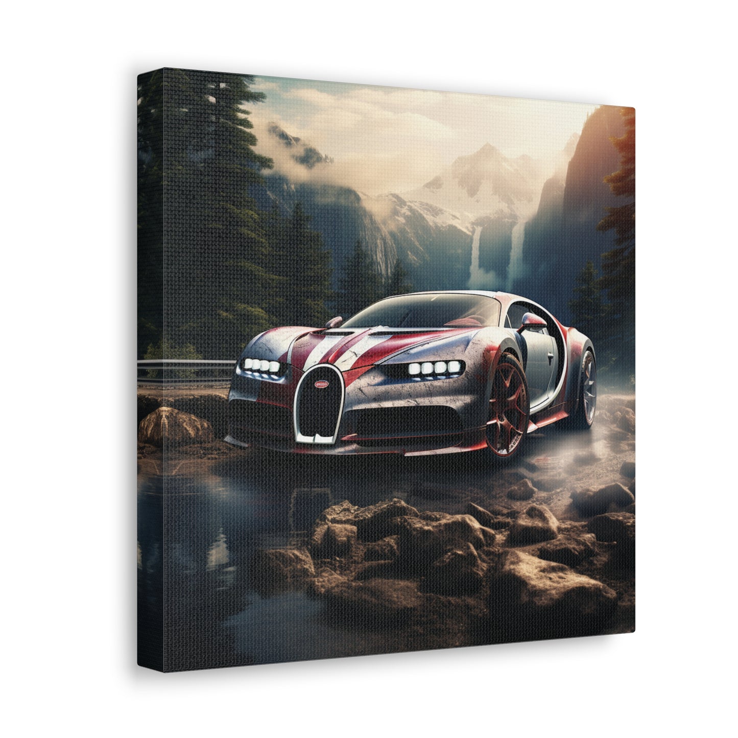 Canvas Gallery Wraps Bugatti Waterfall 4