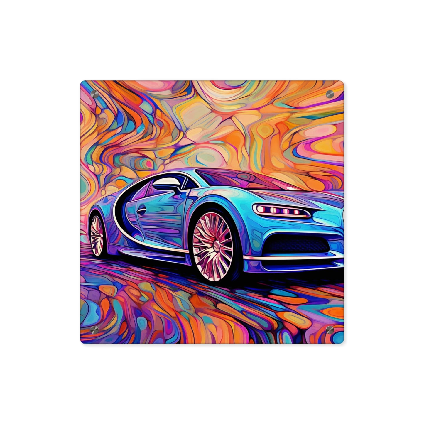 Acrylic Wall Art Panels Bugatti Abstract Concept 3