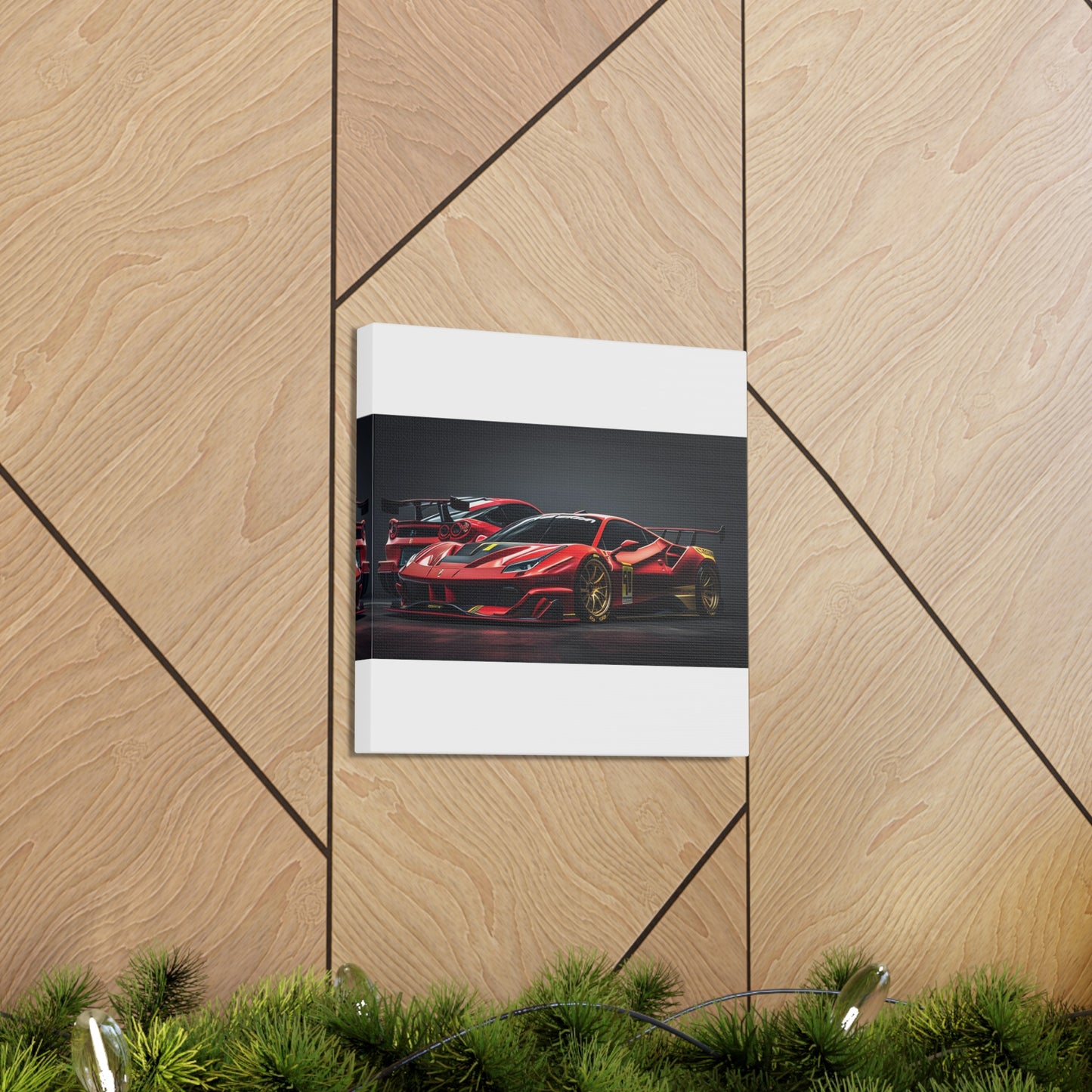 Canvas Gallery Wraps Ferrari Red 3