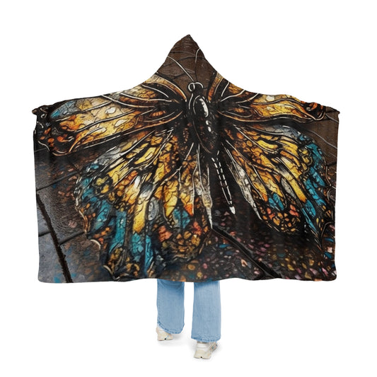 Snuggle Hooded Blanket Water Butterfly Street 1