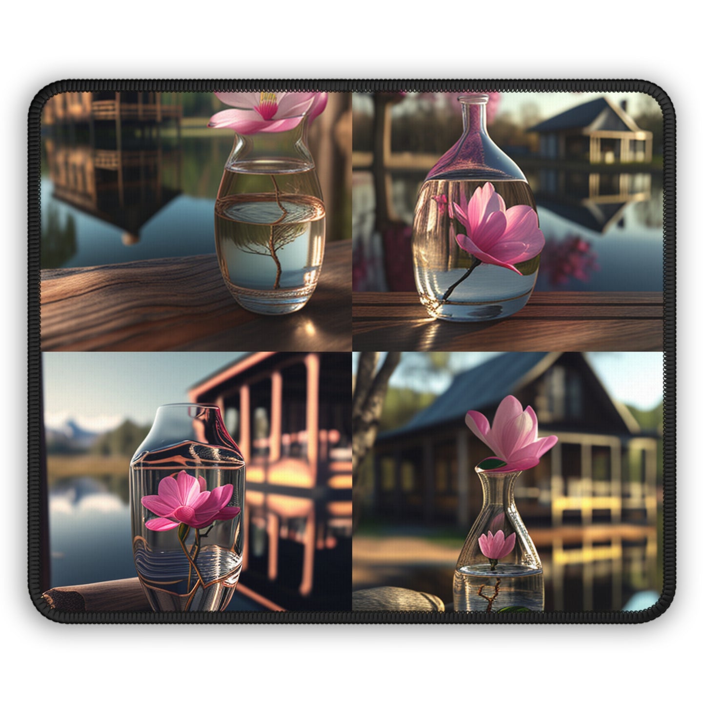 Gaming Mouse Pad  Magnolia in a Glass vase 5