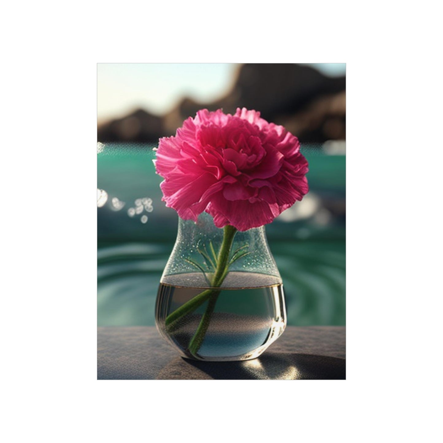 Premium Matte Vertical Posters Carnation 4