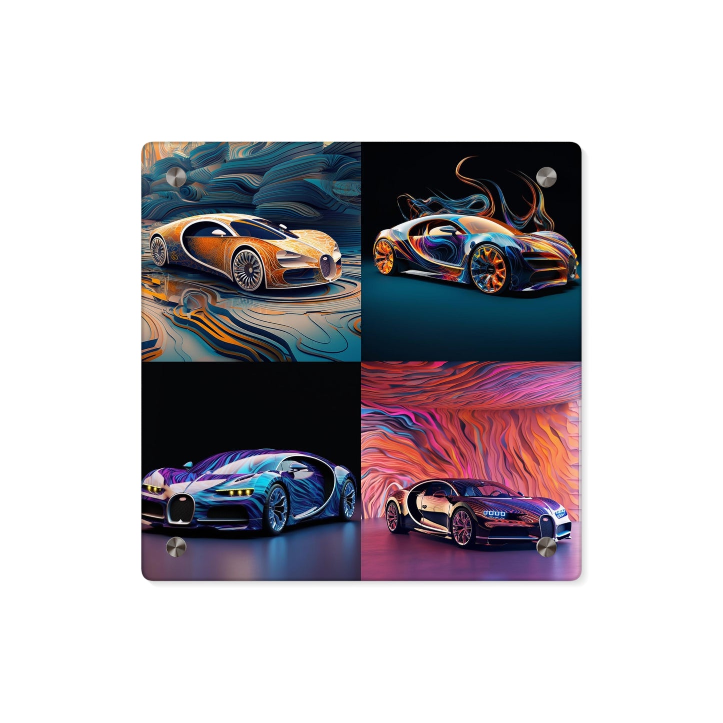 Acrylic Wall Art Panels Bugatti Abstract Flair 5