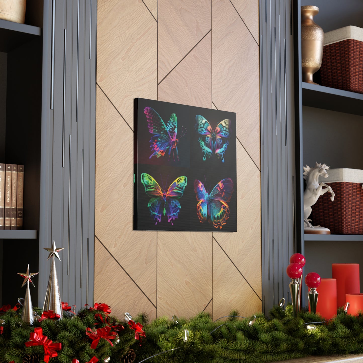 Canvas Gallery Wraps Raw Hyper Color Butterfly 5