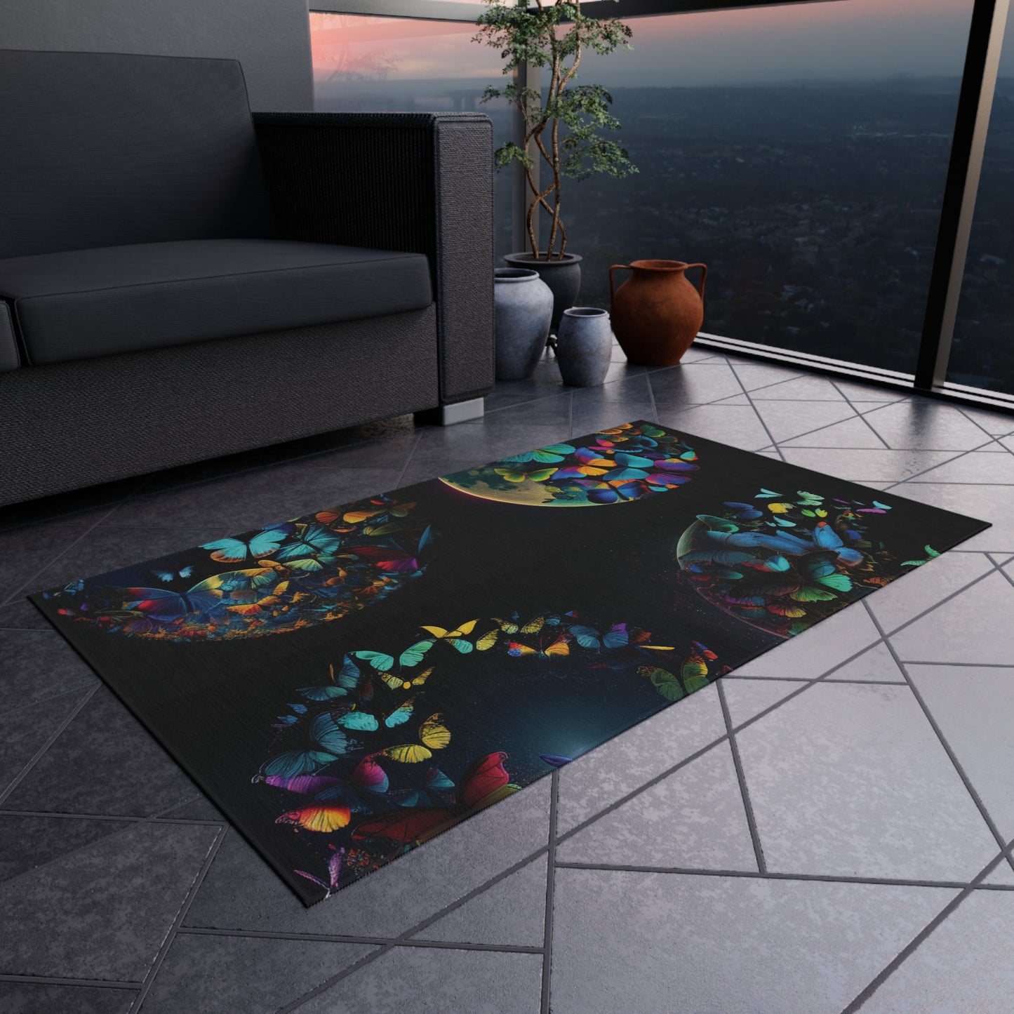 Outdoor Rug  Moon Butterfly 5