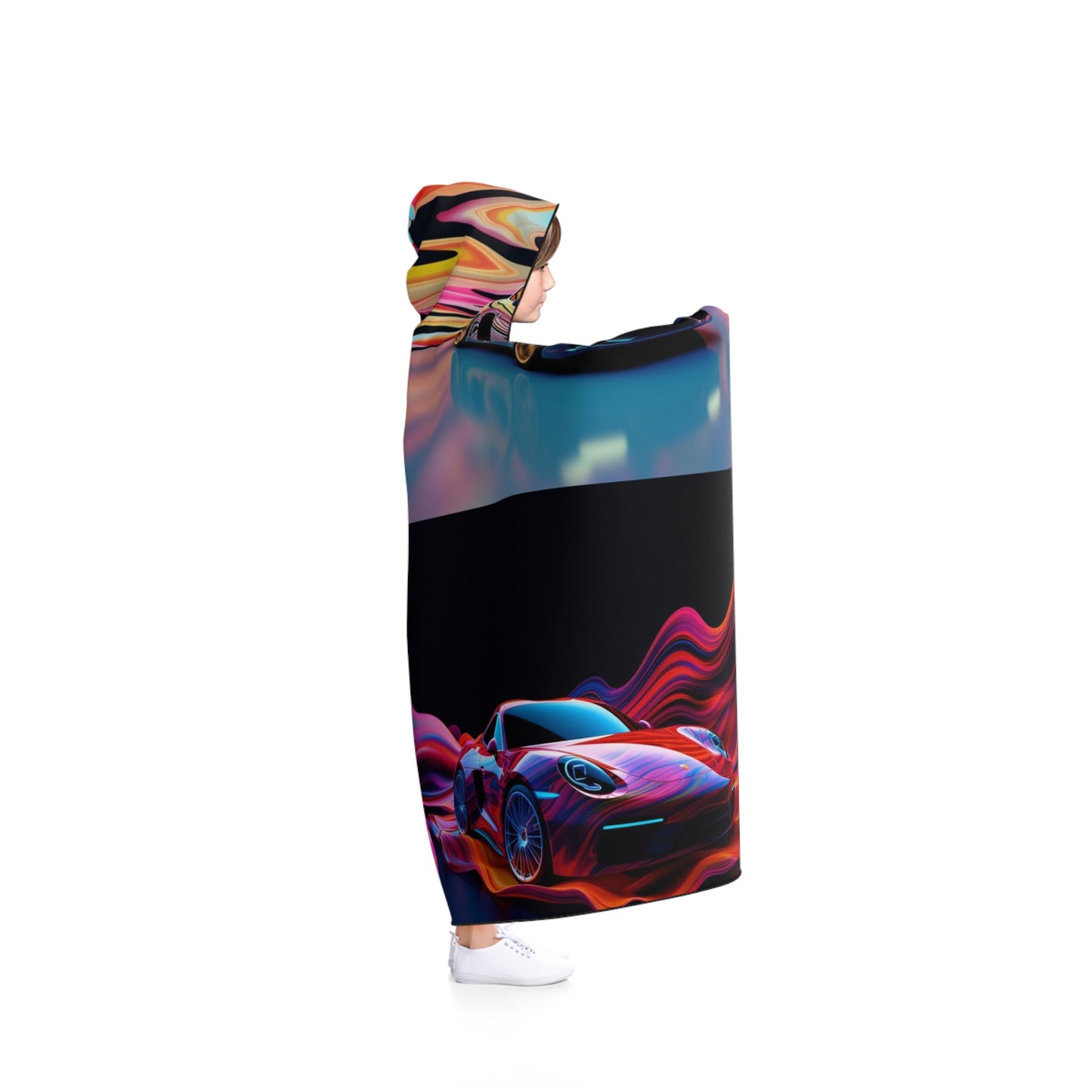 Hooded Blanket Porsche Water Fusion 5