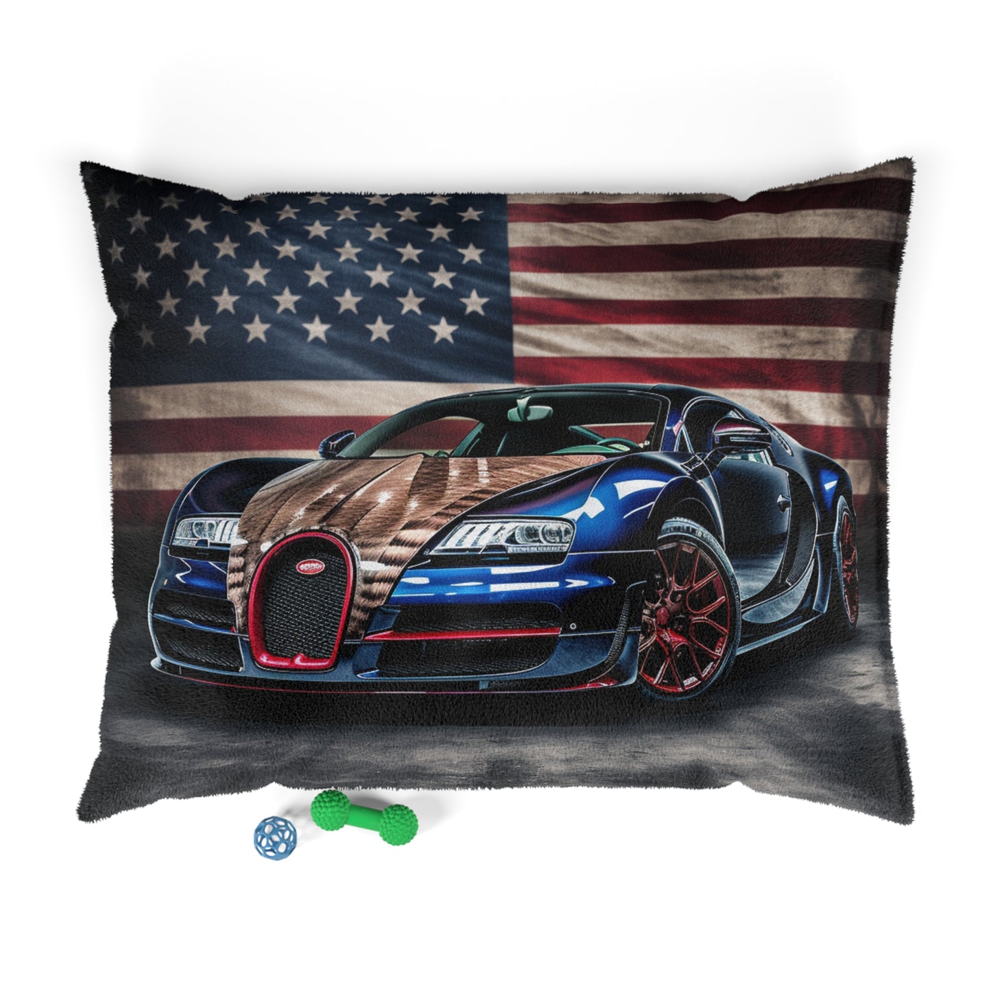 Pet Bed Bugatti American Flag 4