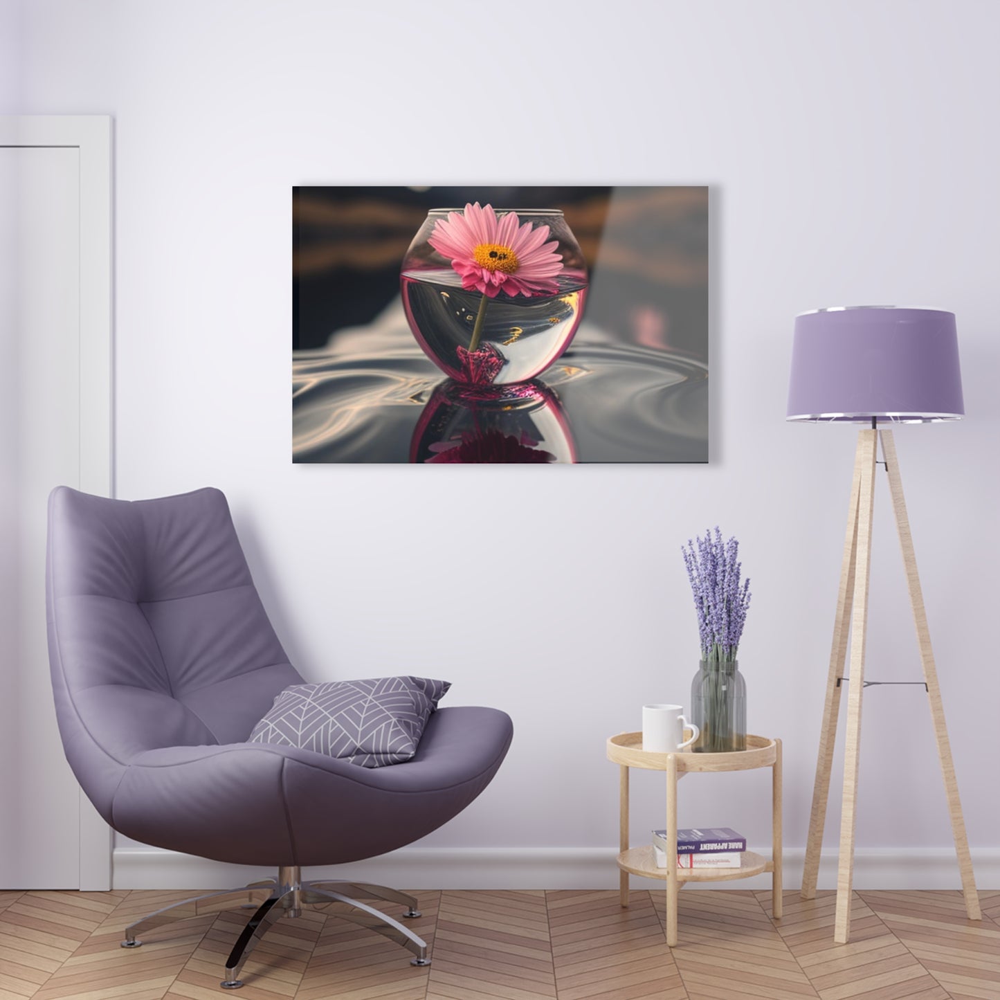 Acrylic Prints Pink Daisy 1