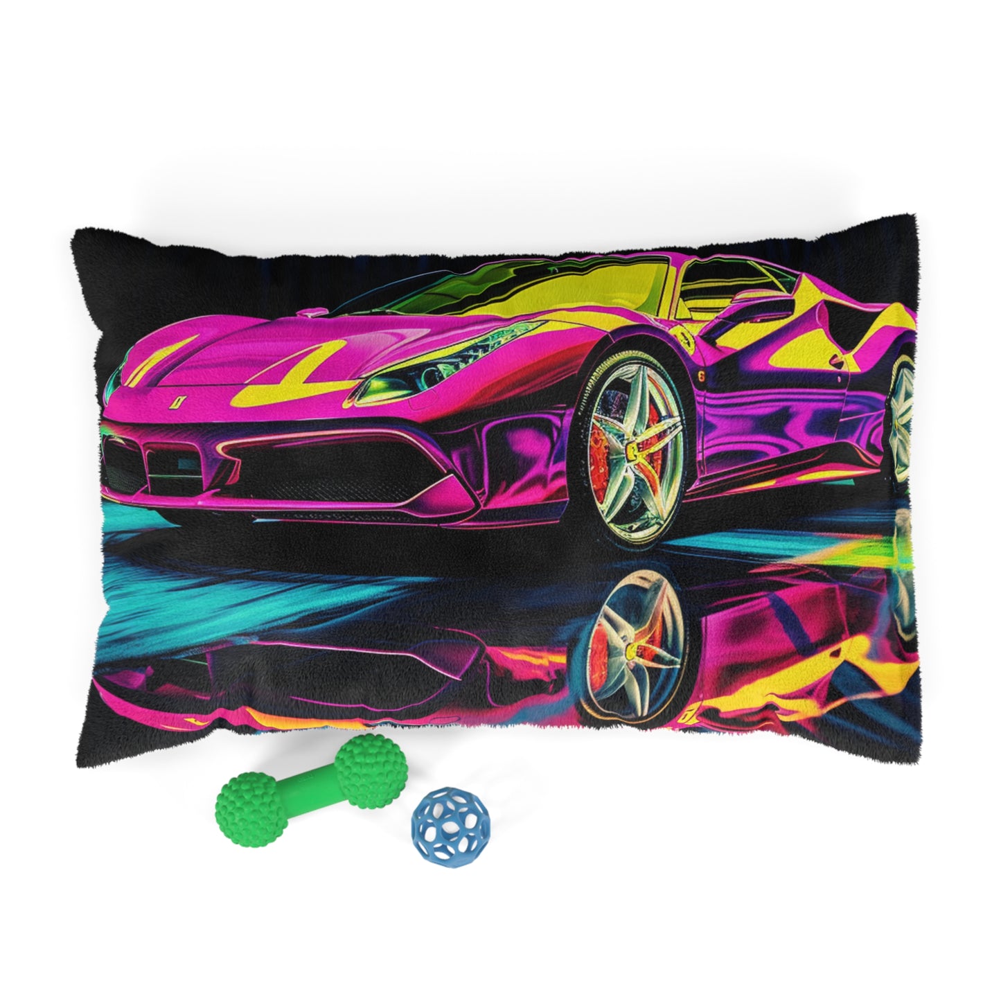Pet Bed Pink Ferrari Macro 3