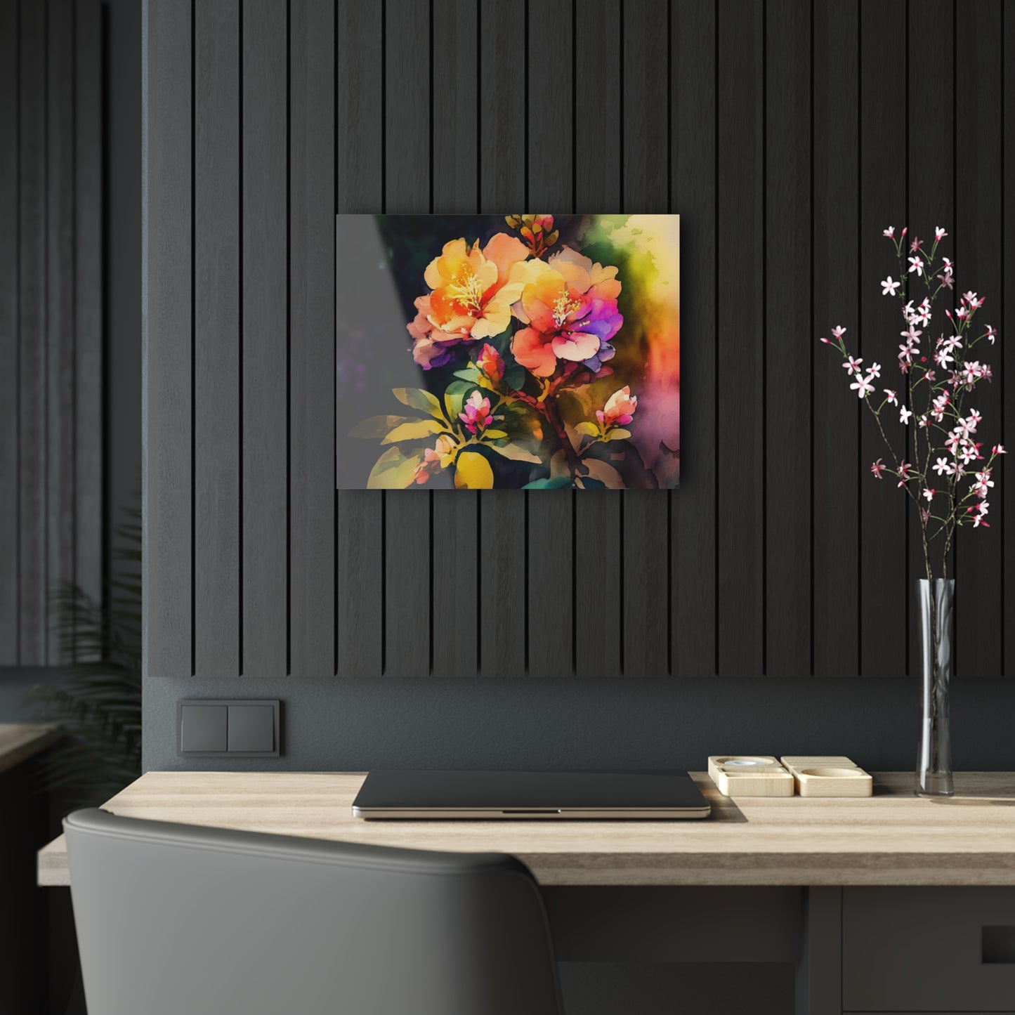 Acrylic Prints Bright Spring Flowers 2